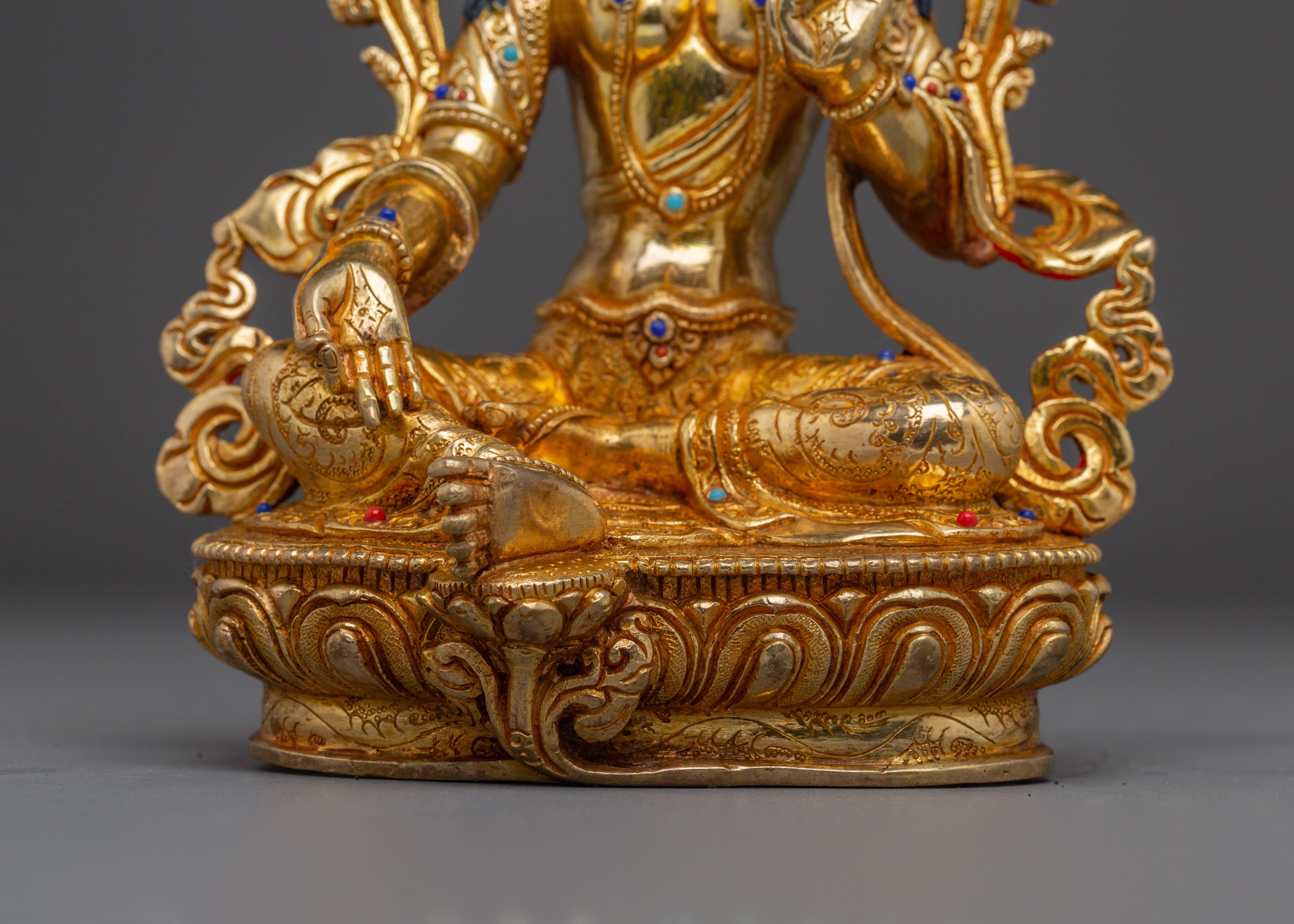 Green Tara Nepali Artwork | Mother of All Buddhas