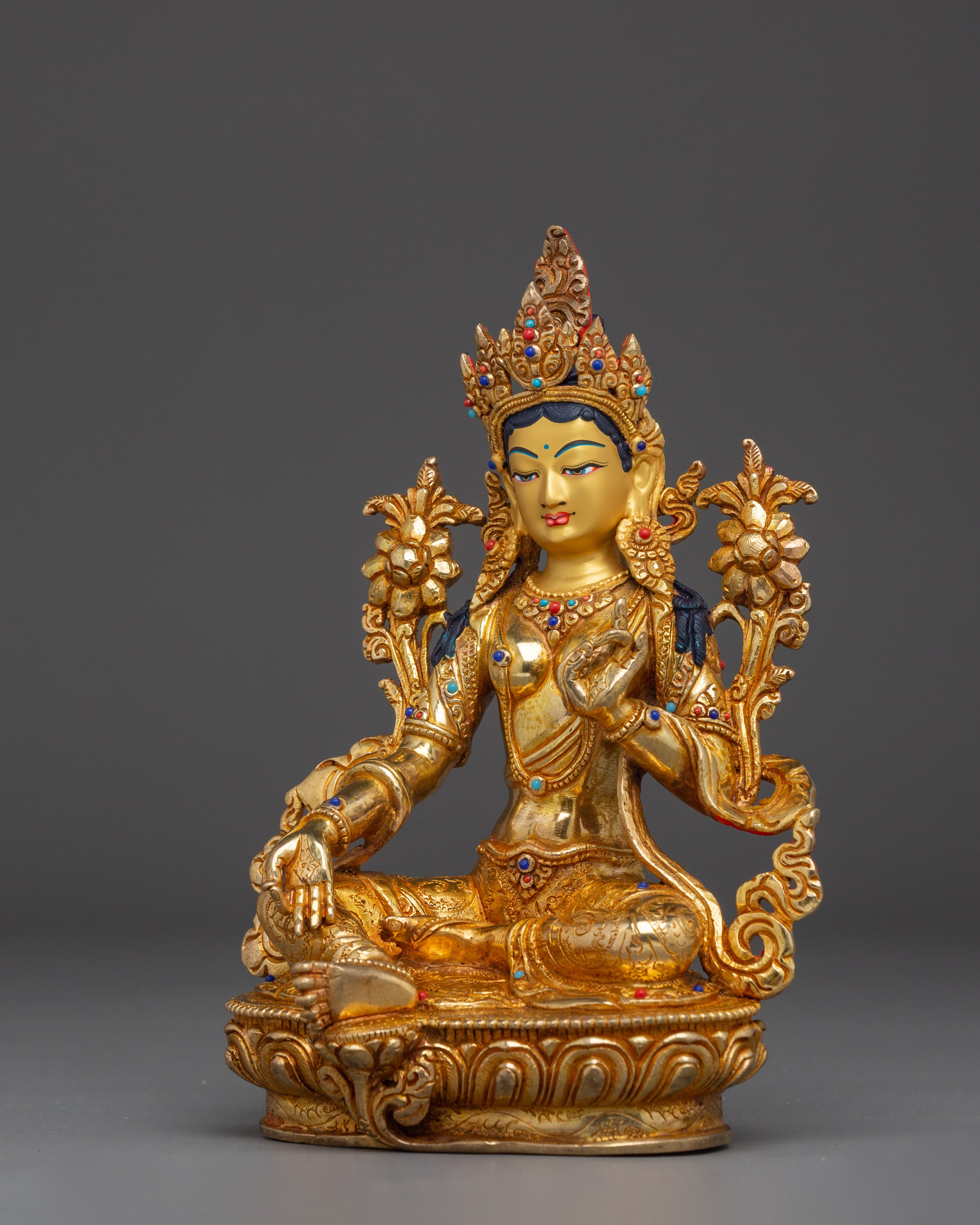 Green Tara Nepali Artwork | Mother of All Buddhas