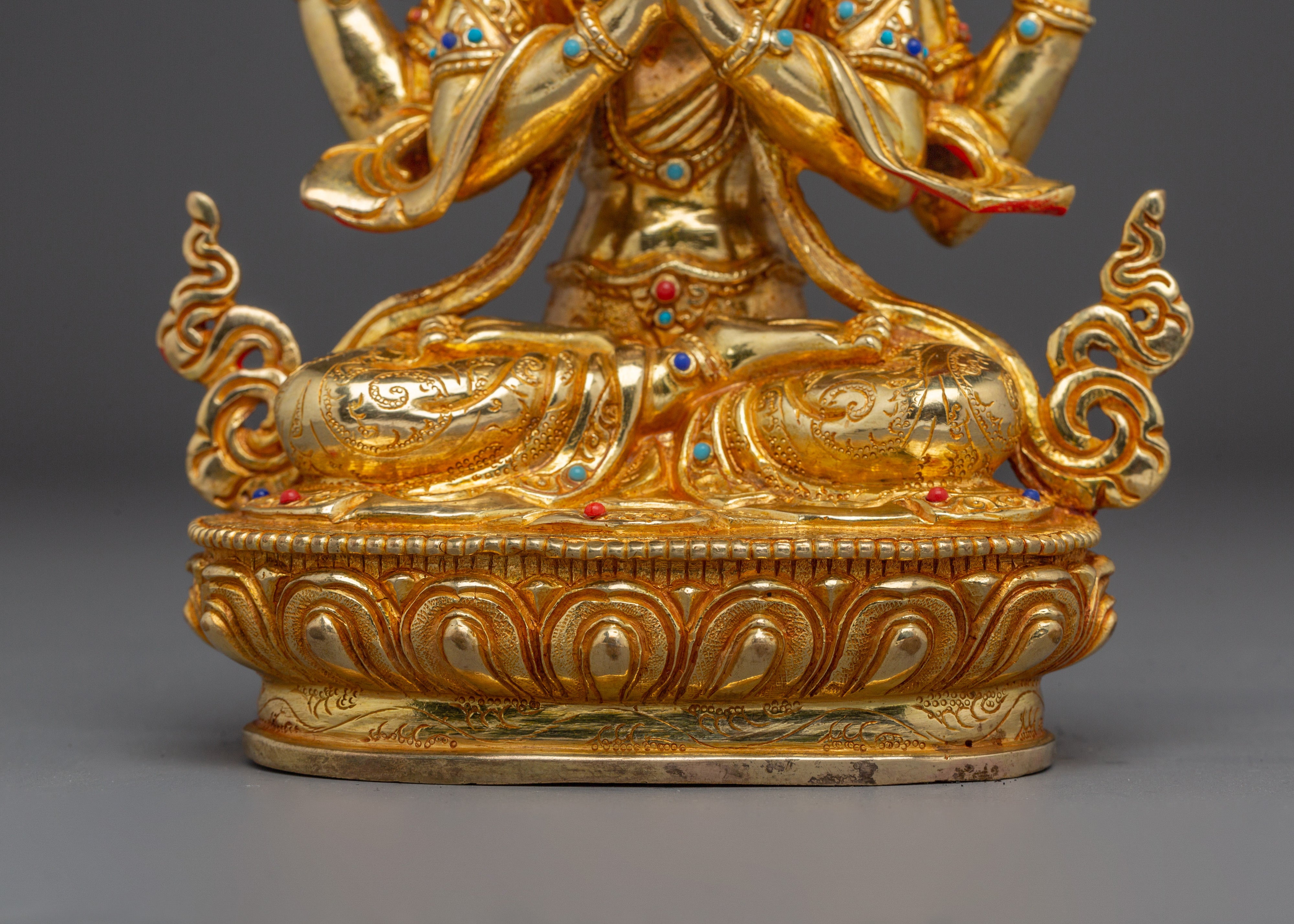 Bodhisattva of Kindness Chenrezig Figurine | Avalokiteshvara Artwork