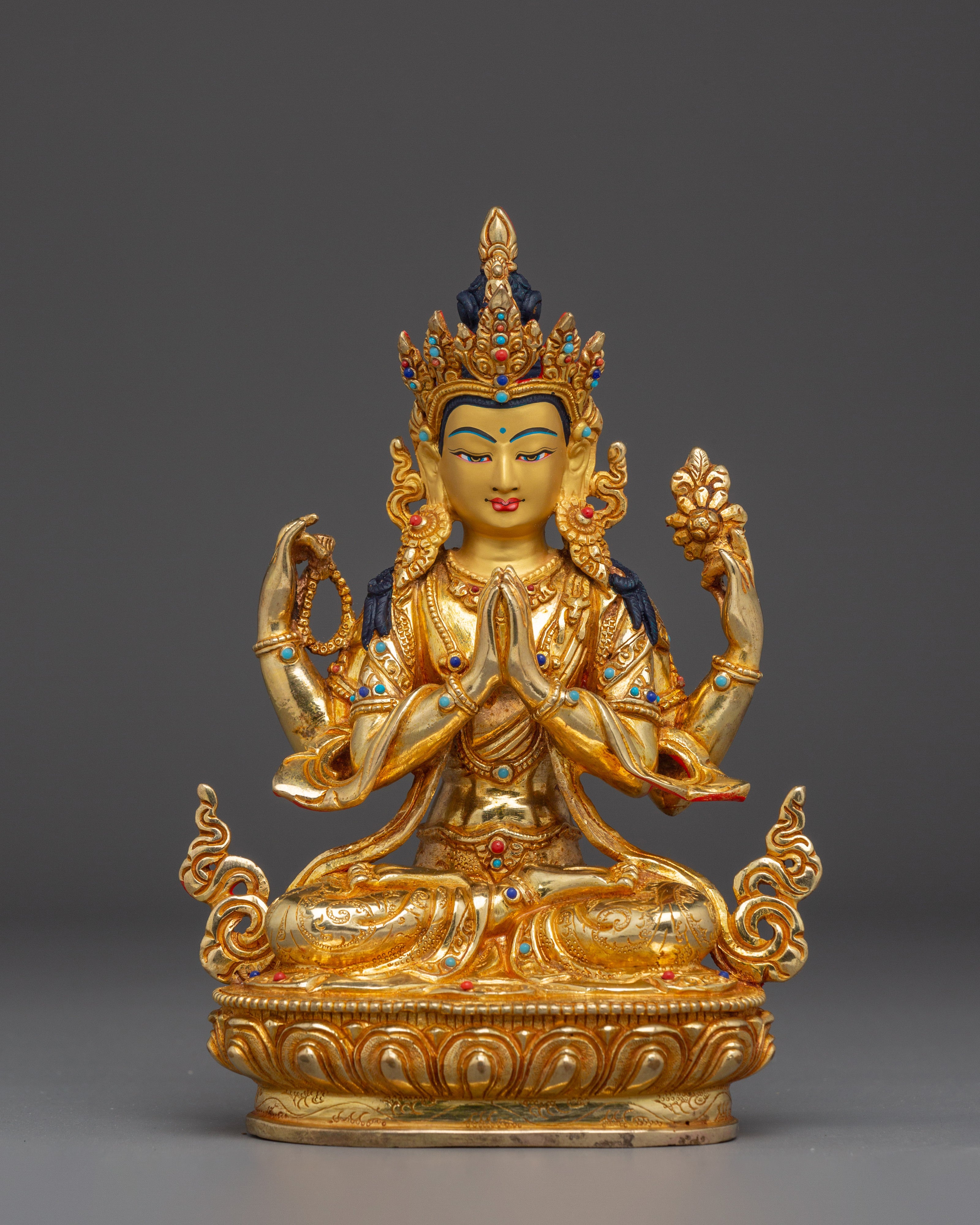 Figurine of Bodhisattva Set | Tibetan Buddhist Artwork