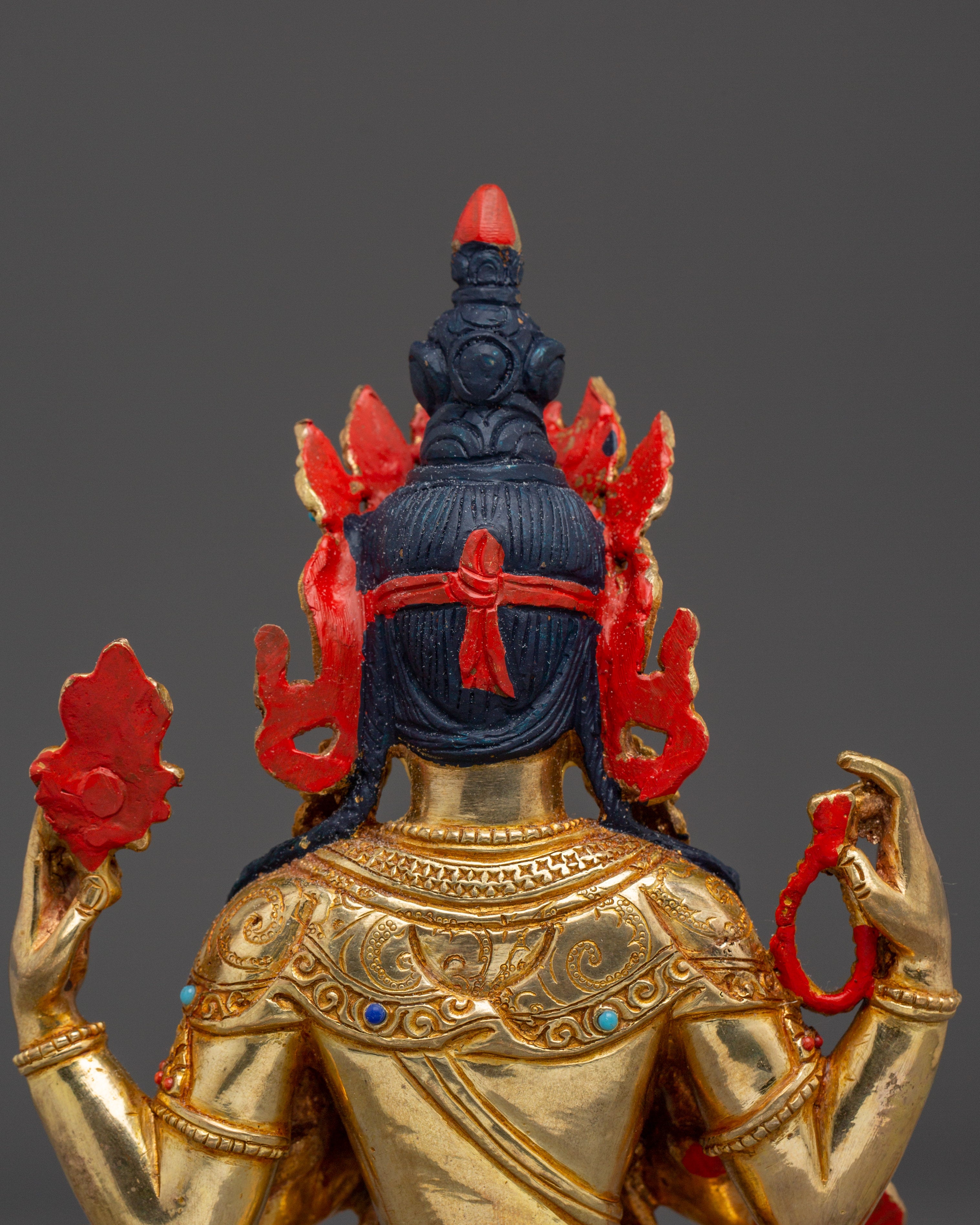 Bodhisattva of Kindness Chenrezig Figurine | Avalokiteshvara Artwork