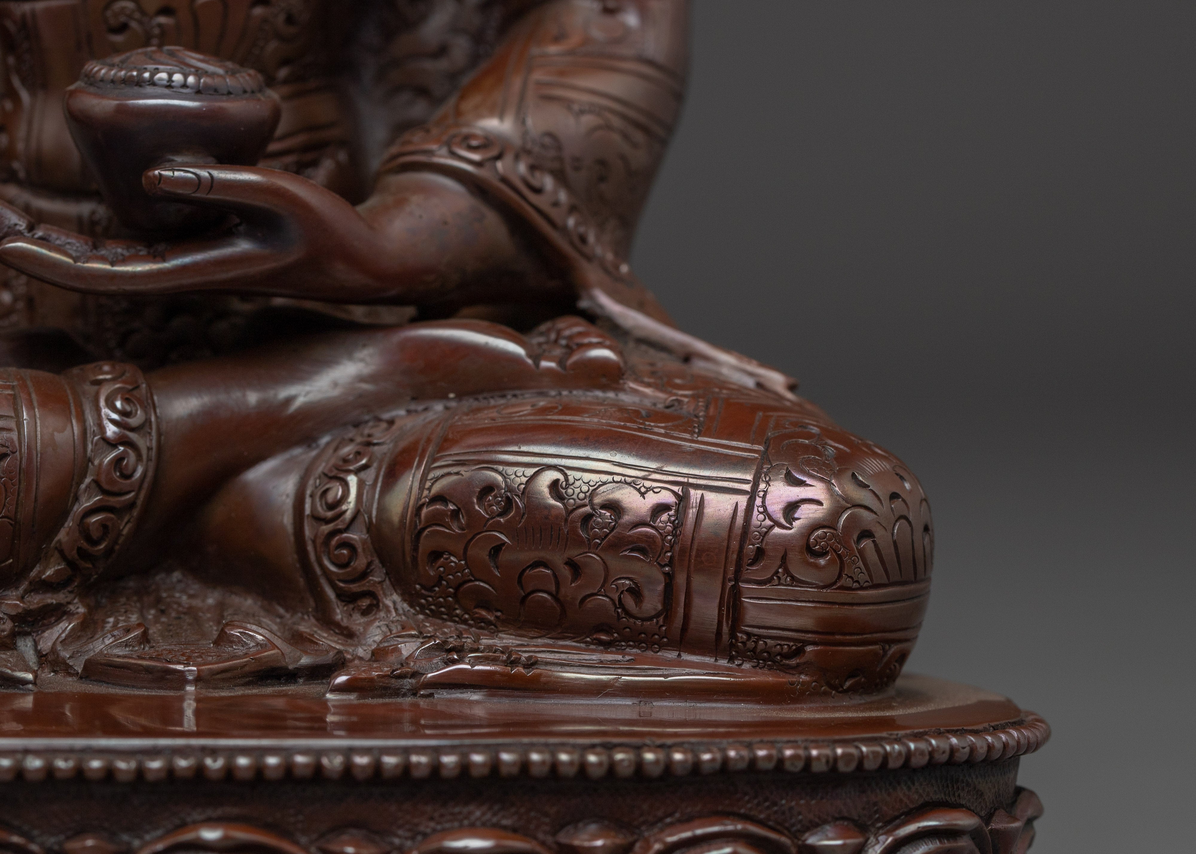 Oxidized Shakyamuni Buddha Handcrafted Statue | Gautama Buddha Artwork