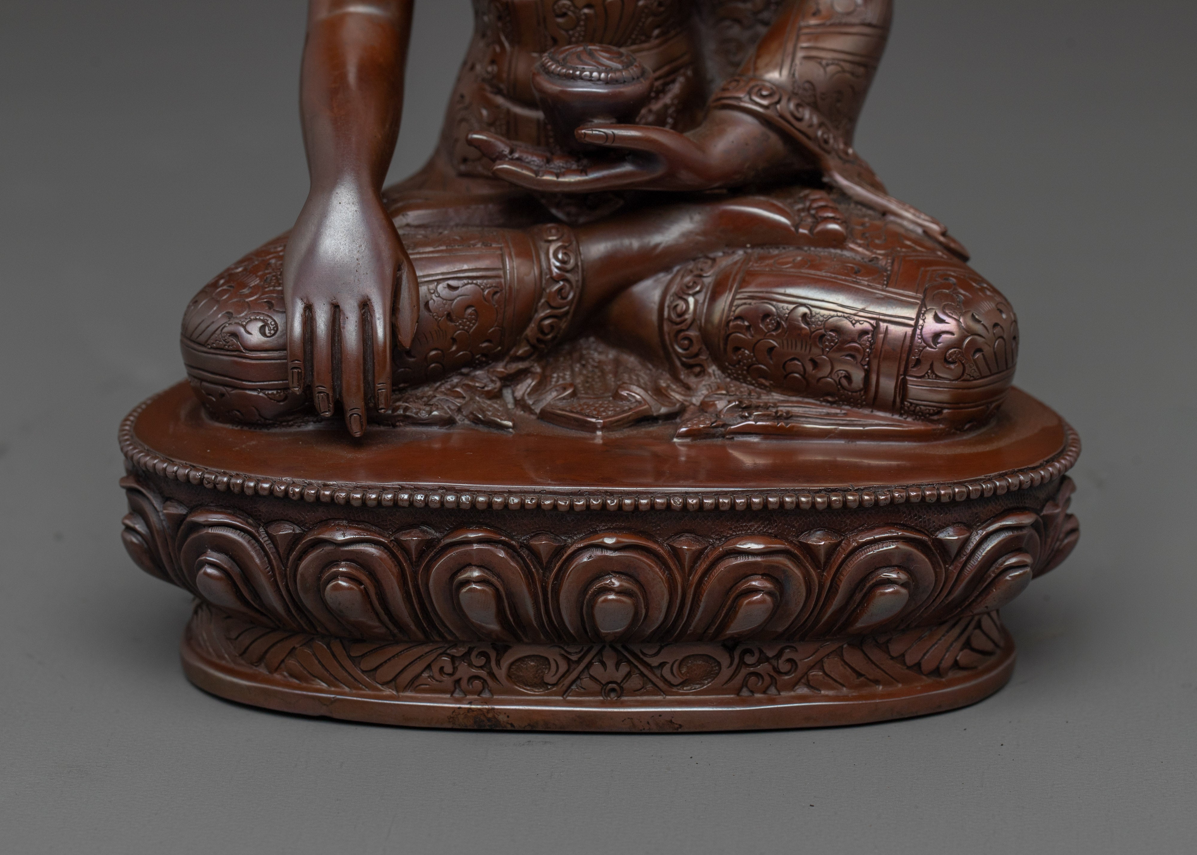 Oxidized Shakyamuni Buddha Handcrafted Statue | Gautama Buddha Artwork