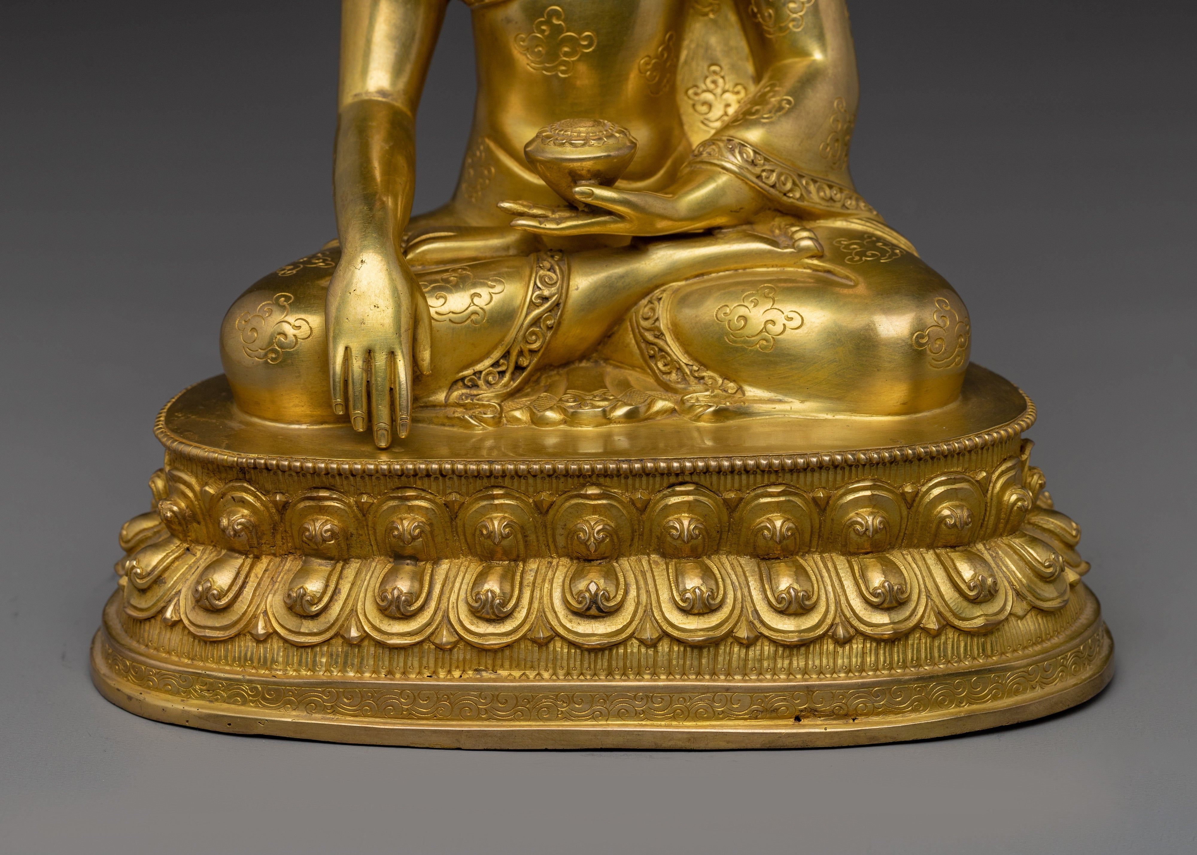 11.2 Inch Tibetan Shakyamuni Buddha Artwork | Enlightened One