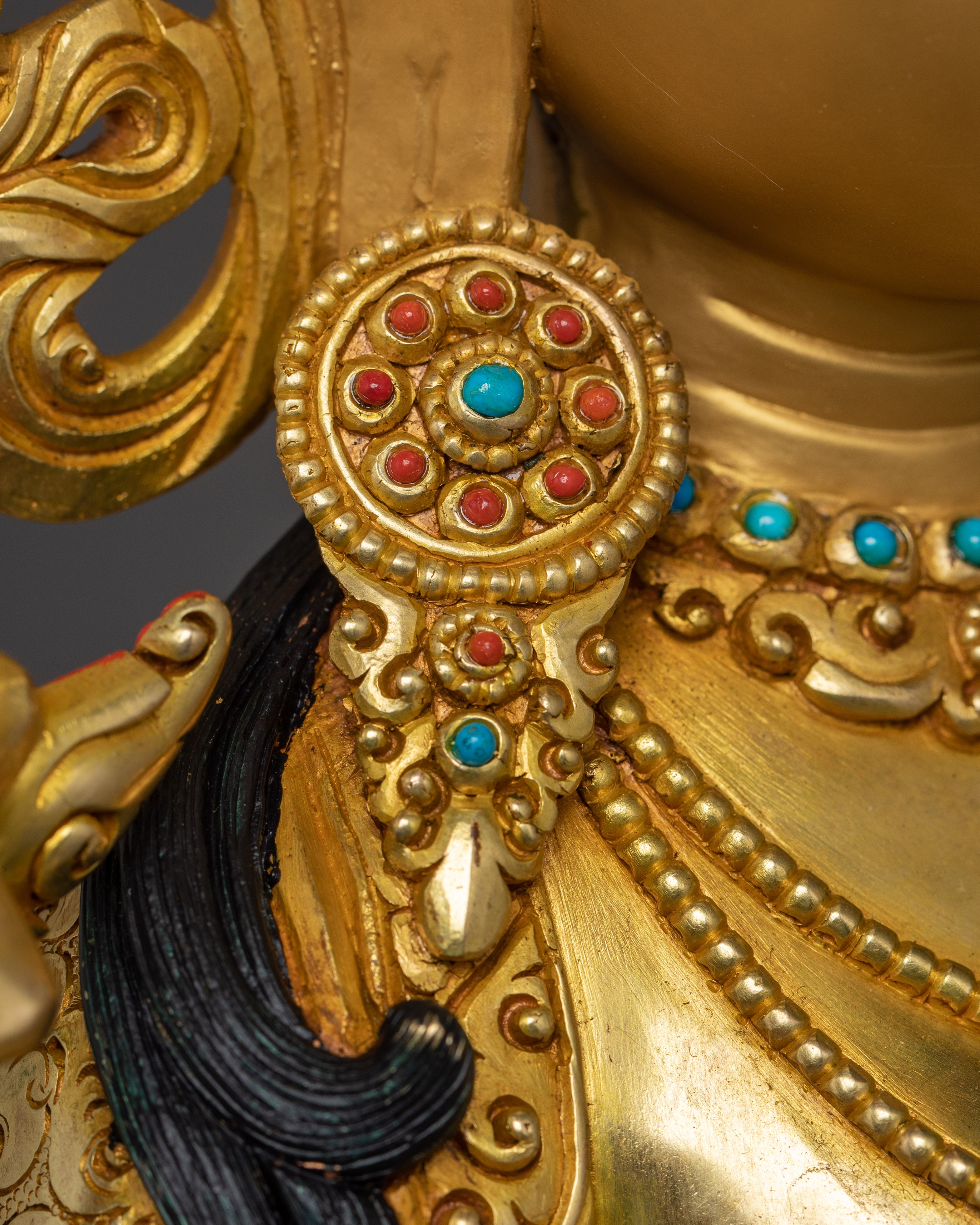 Handcrafted Buddhist Green Tara Art | Compassionate Goddess