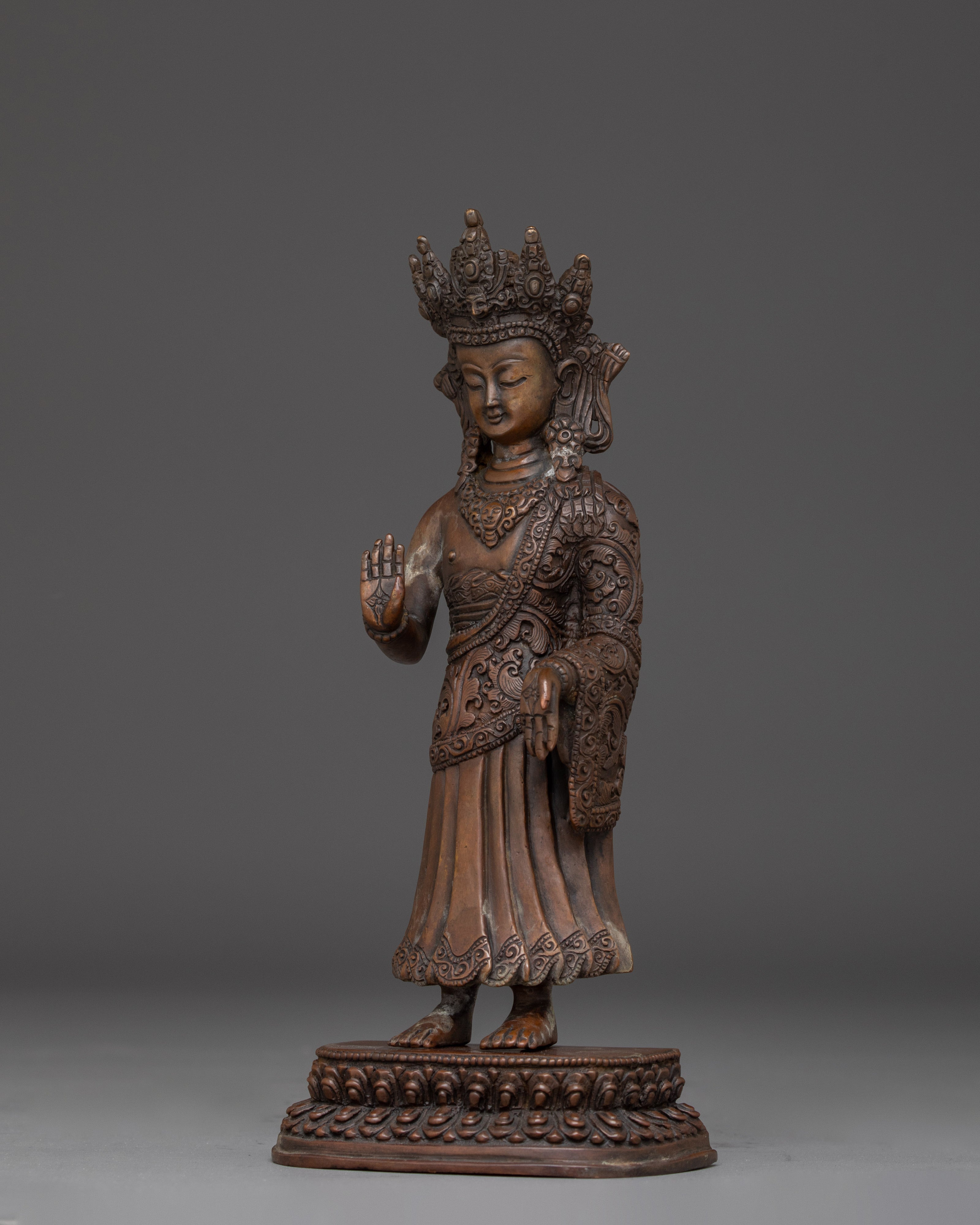 Tibetan Dipankara Statue | Spiritual Symbol of Light