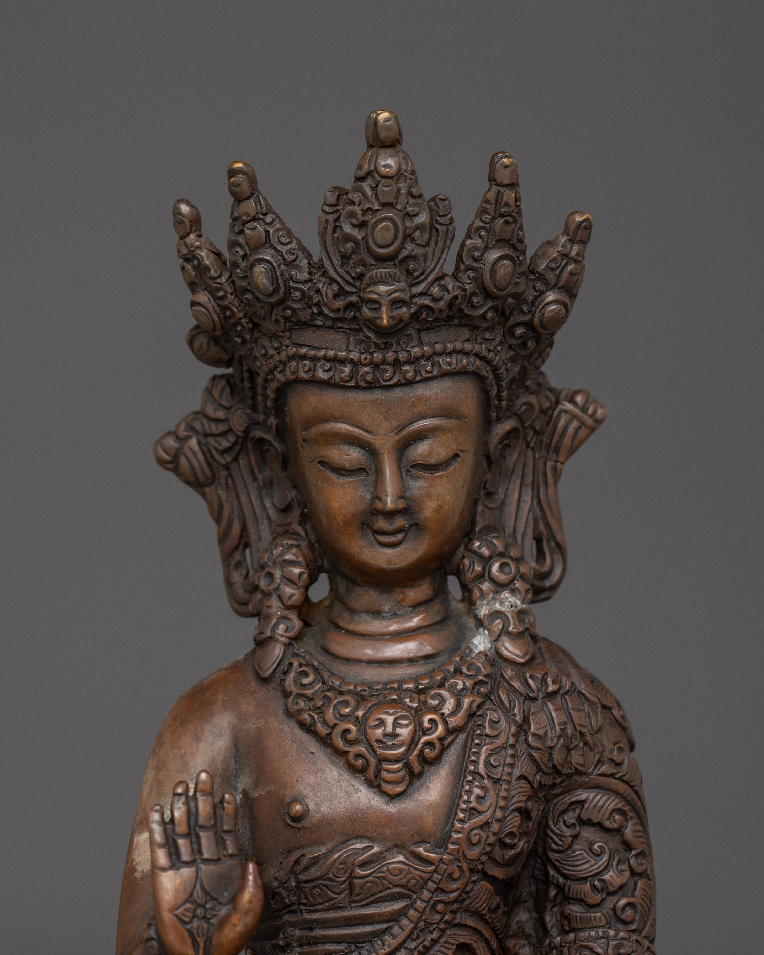 Tibetan Dipankara Statue | Spiritual Symbol of Light