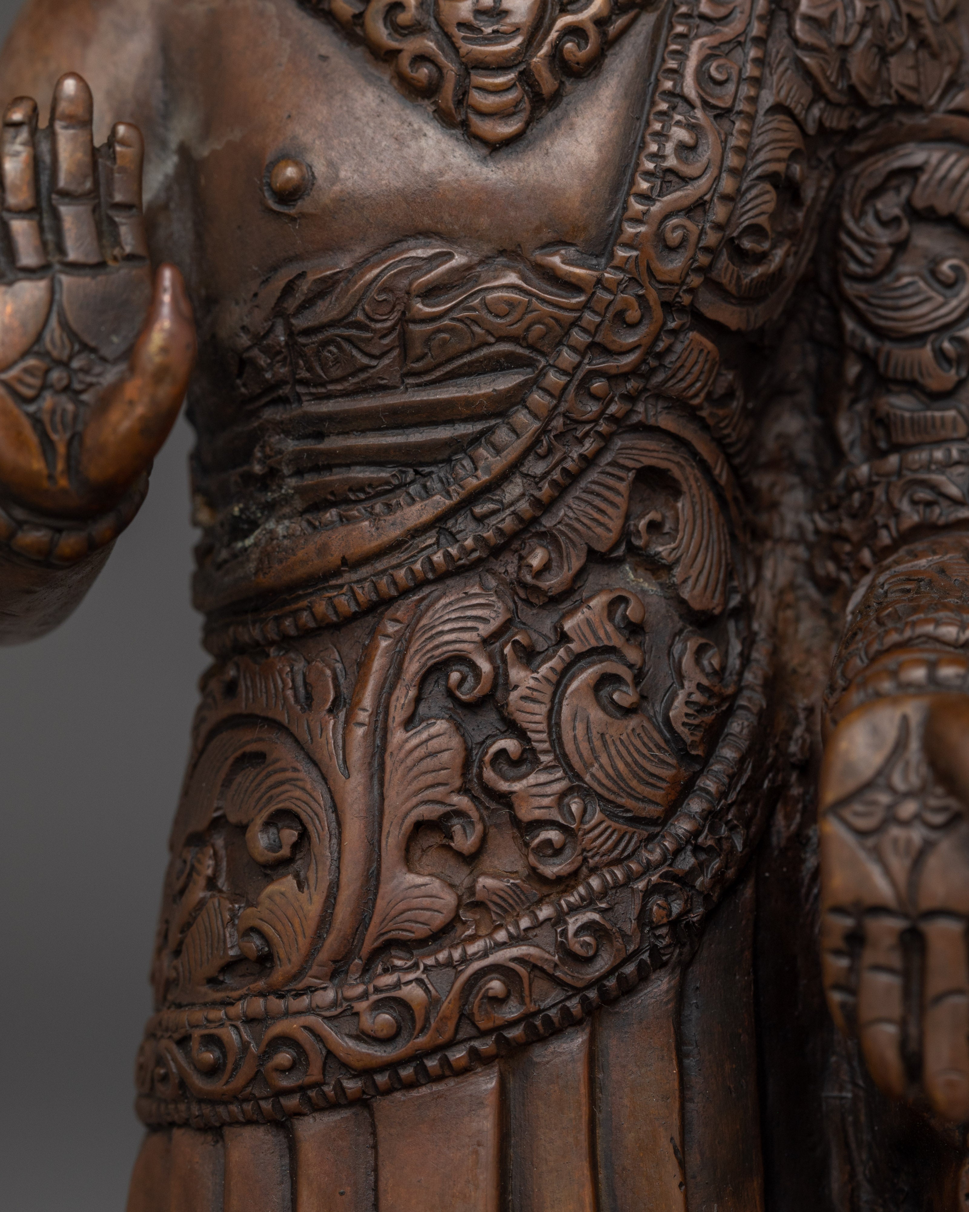 Tibetan Dipankara Statue | Spiritual Symbol of Light