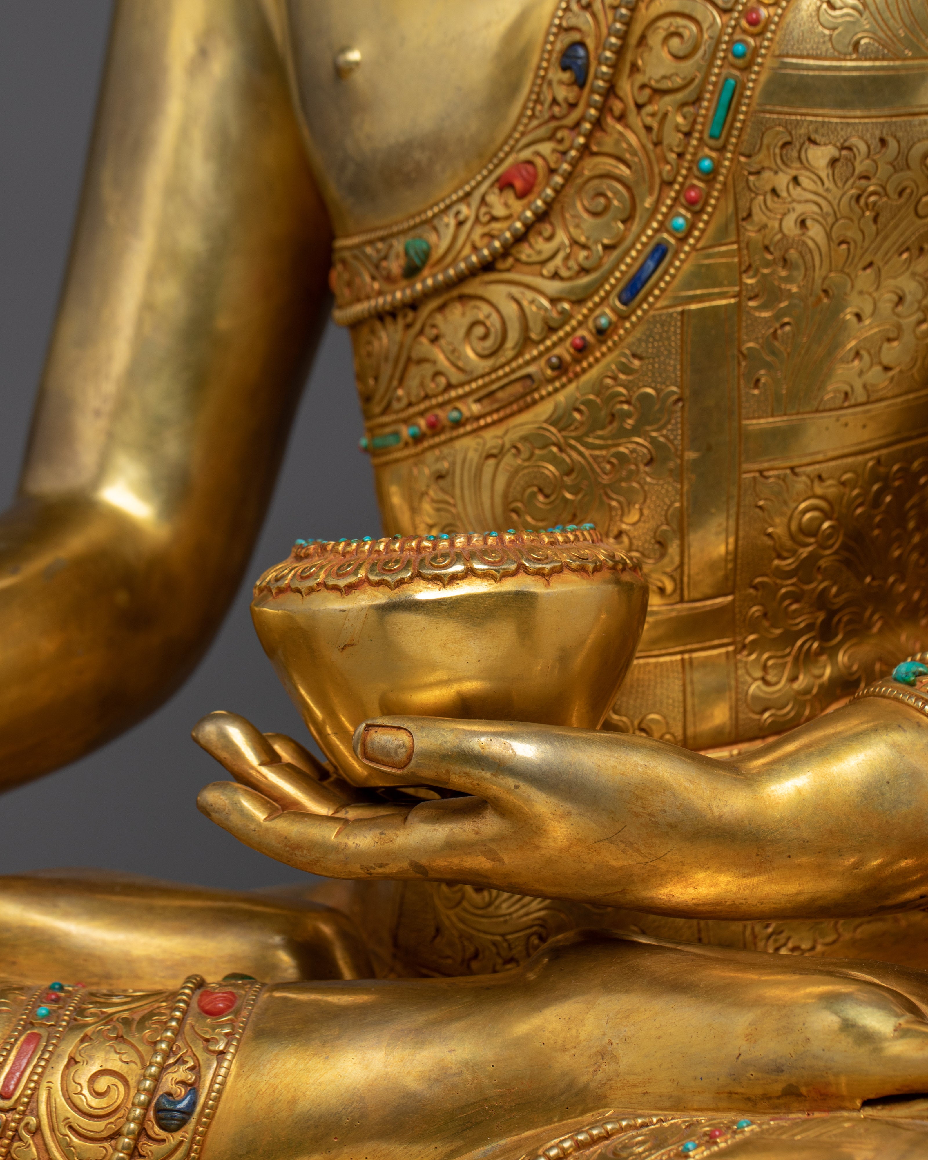 25.4 Inch Tibetan Shakyamuni Buddha Artwork | Enlightened One