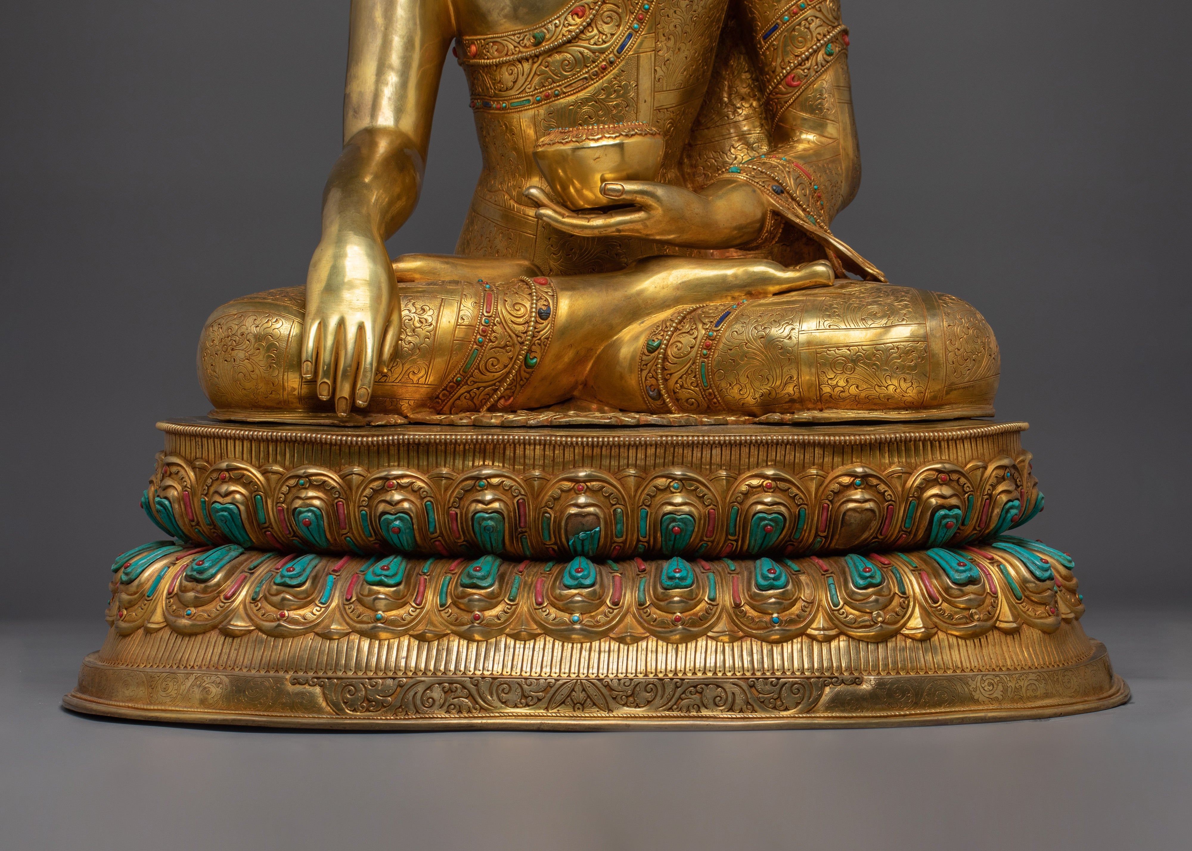 25.4 Inch Tibetan Shakyamuni Buddha Artwork | Enlightened One