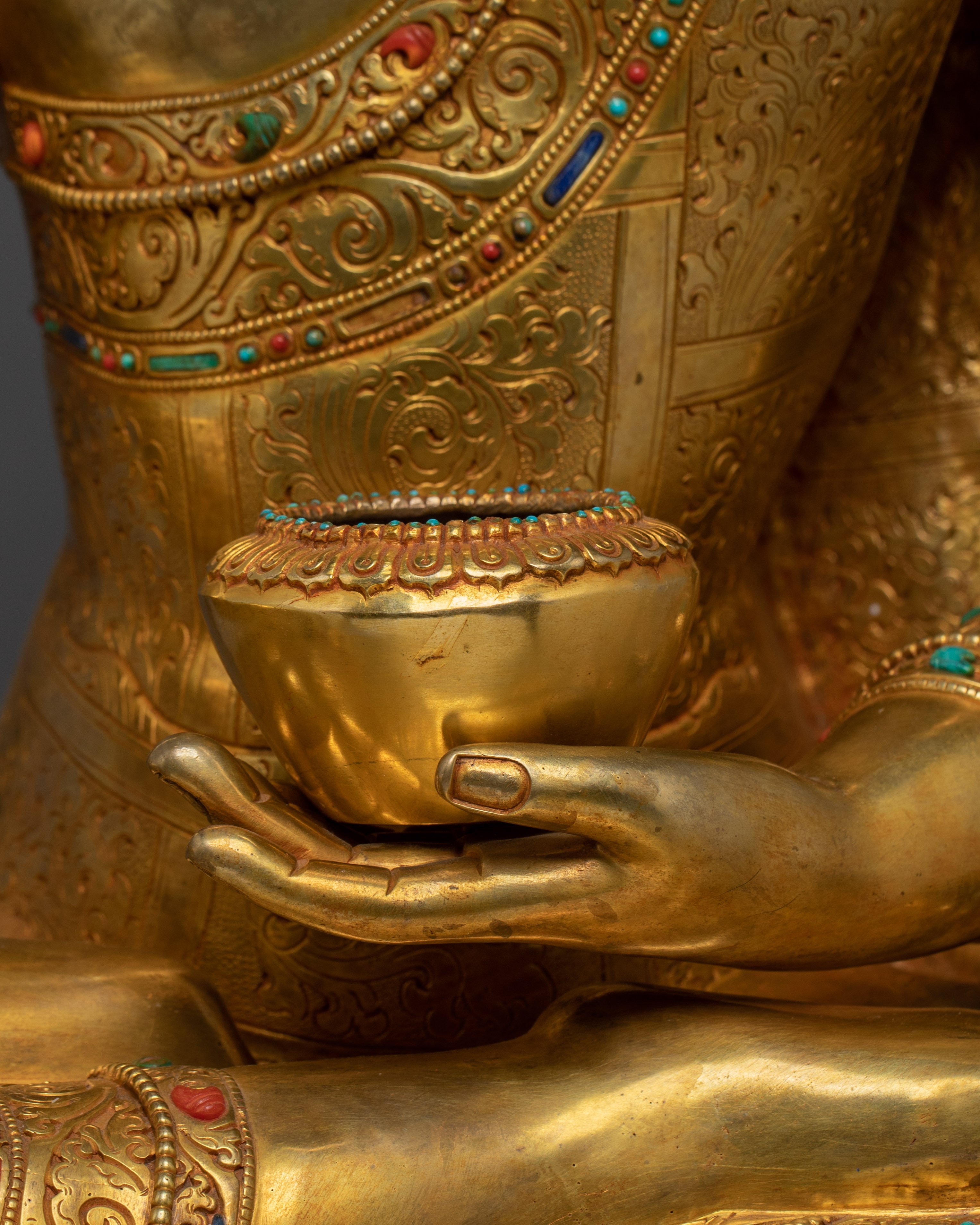 25.4 Inch Tibetan Shakyamuni Buddha Artwork | Enlightened One