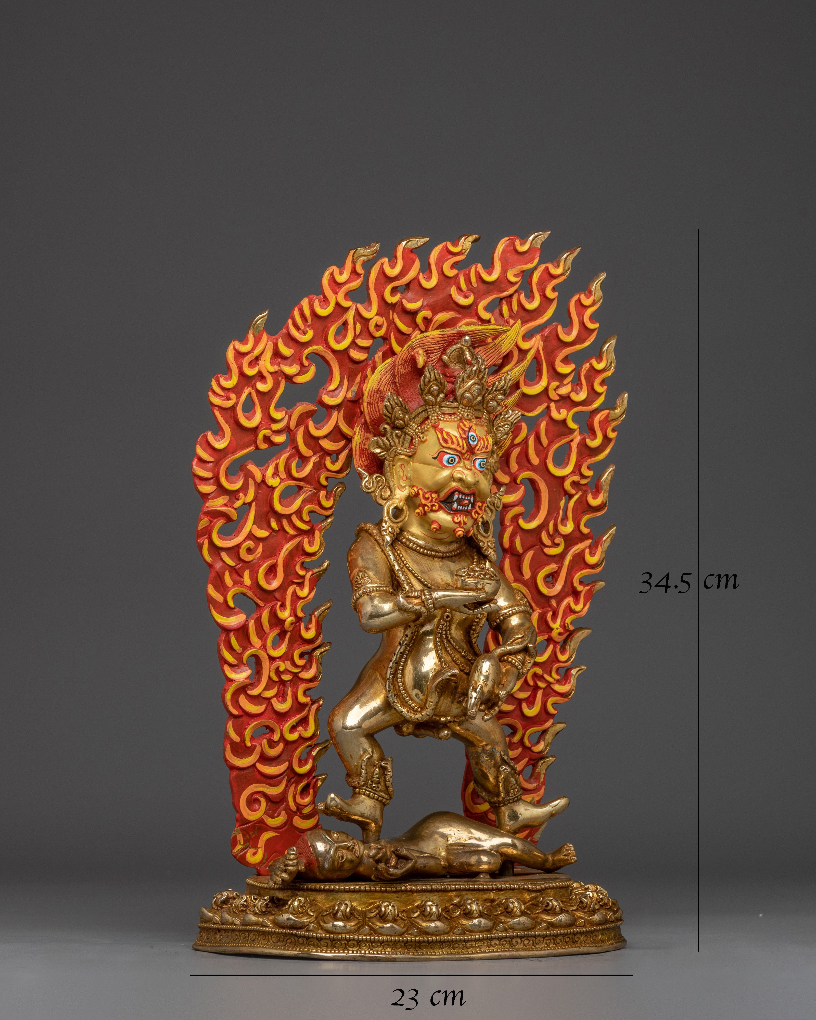 Sacred Black Dzambhala Statue