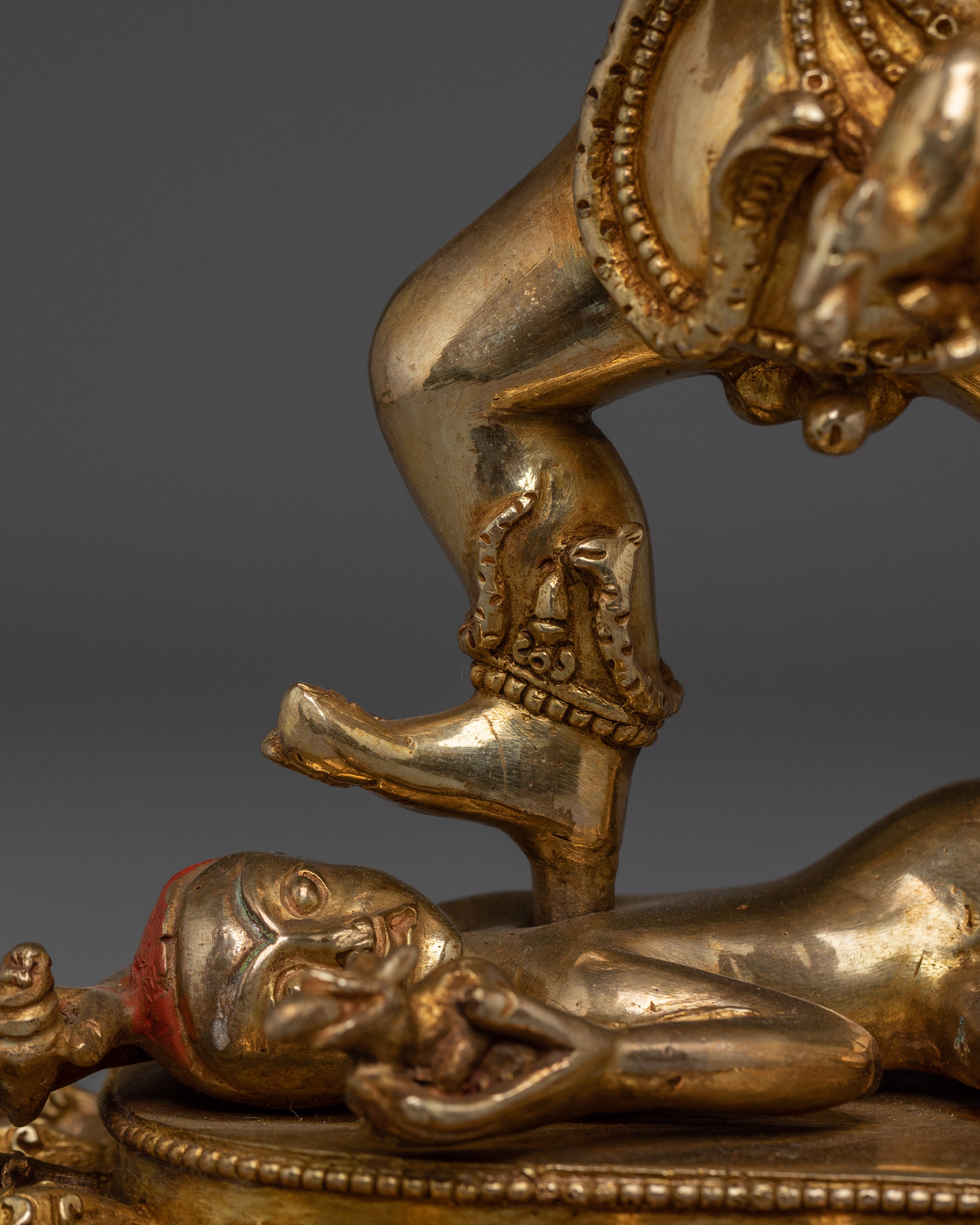 Sacred Black Dzambhala Statue | Spiritual Wealth, Protection, and Meditation Practice