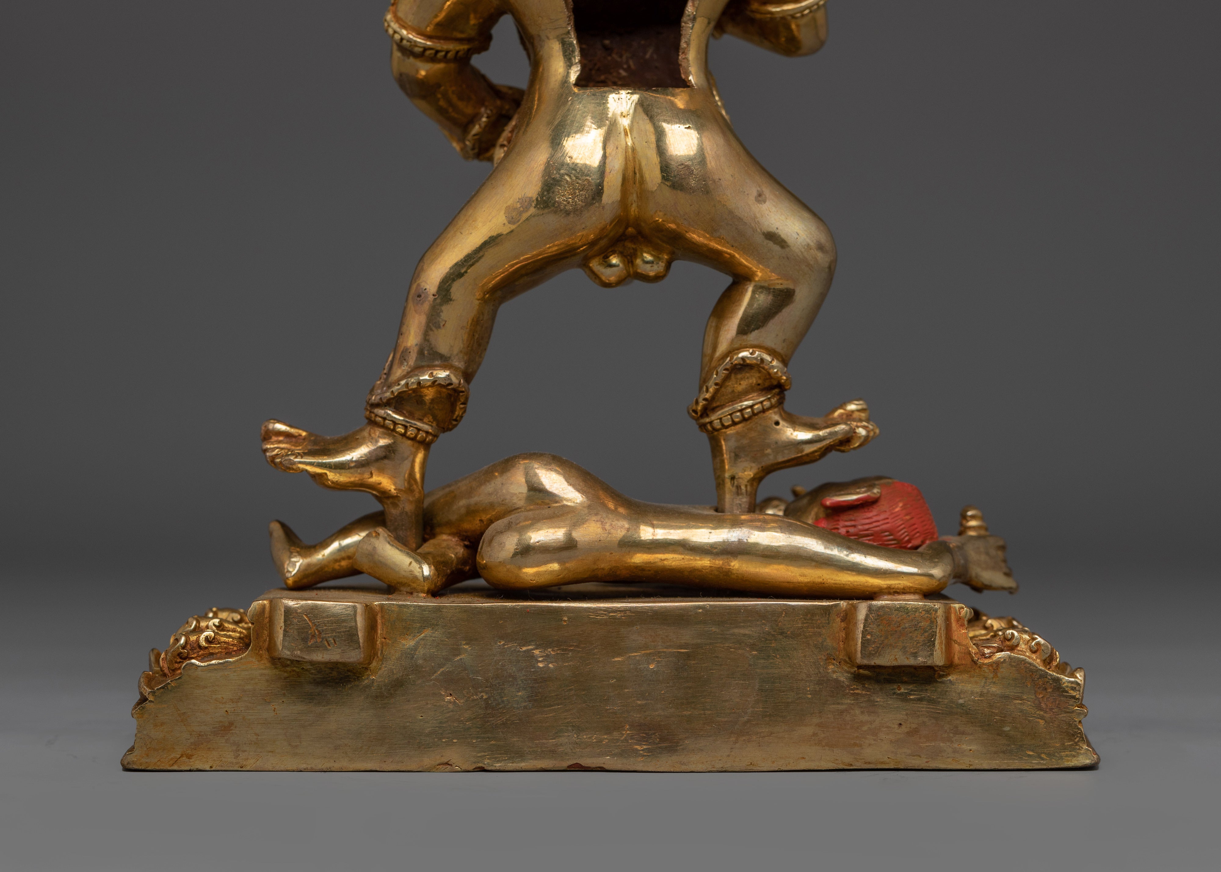 Sacred Black Dzambhala Statue | Spiritual Wealth, Protection, and Meditation Practice