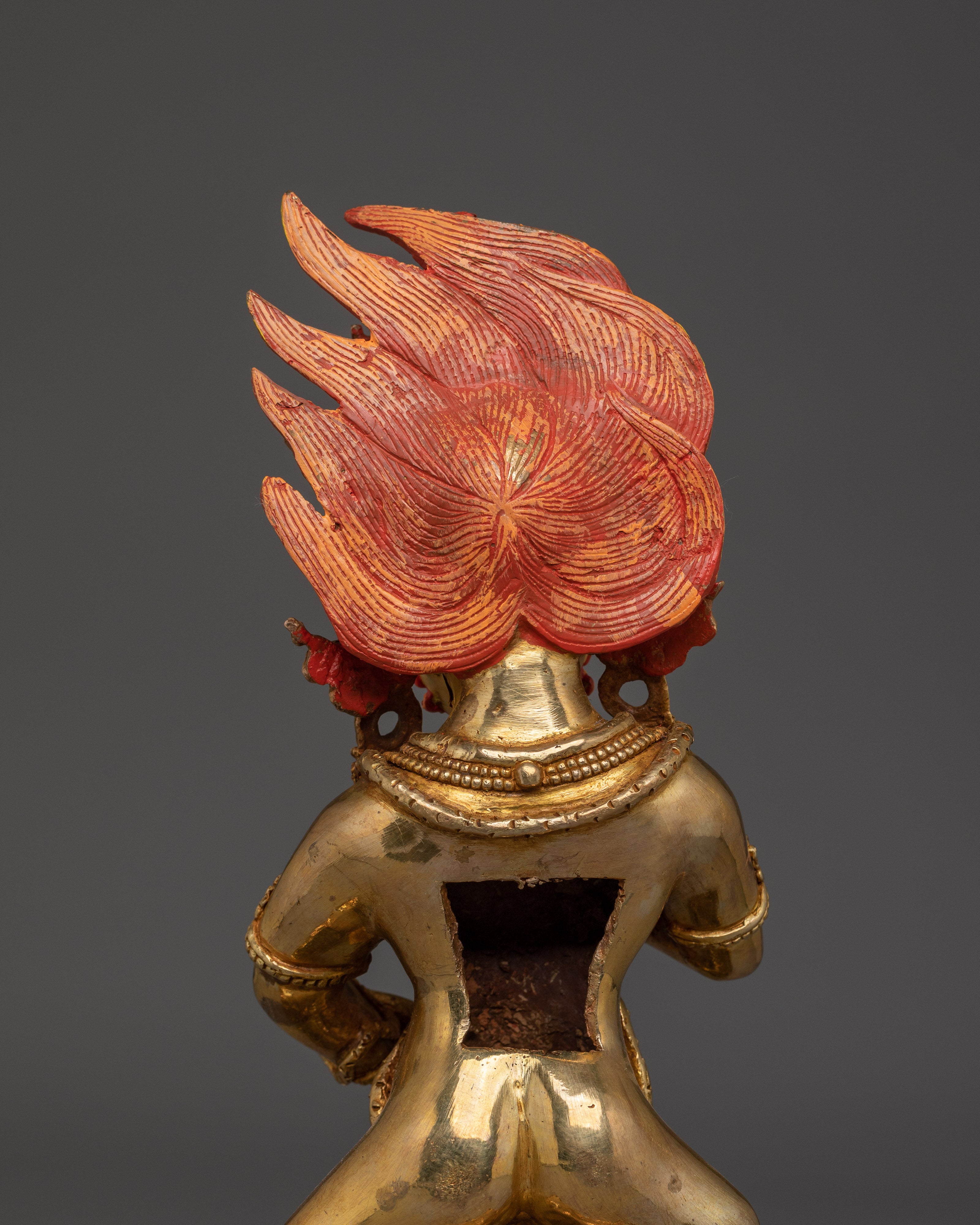 Sacred Black Dzambhala Statue | Spiritual Wealth, Protection, and Meditation Practice