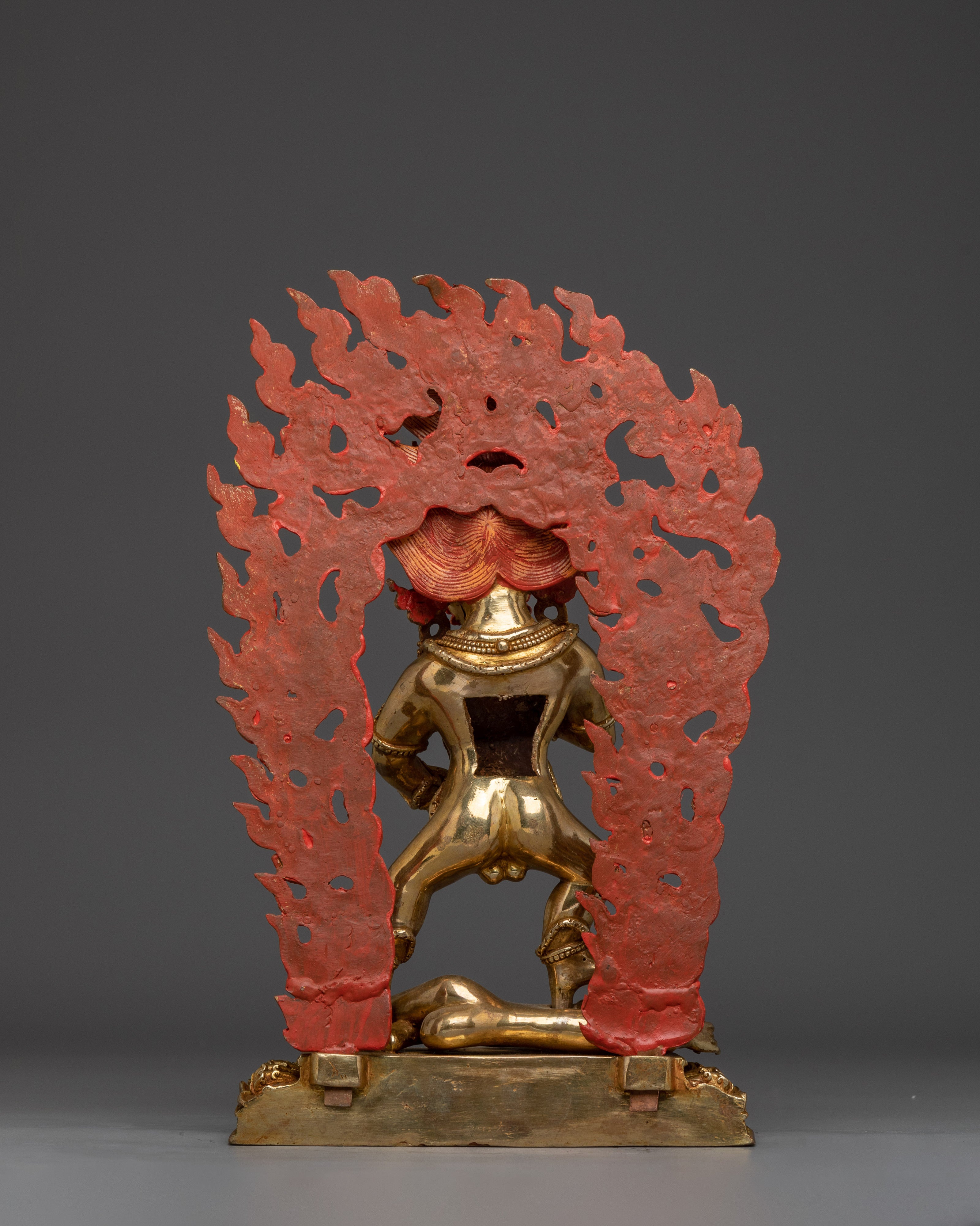 Sacred Black Dzambhala Statue | Spiritual Wealth, Protection, and Meditation Practice