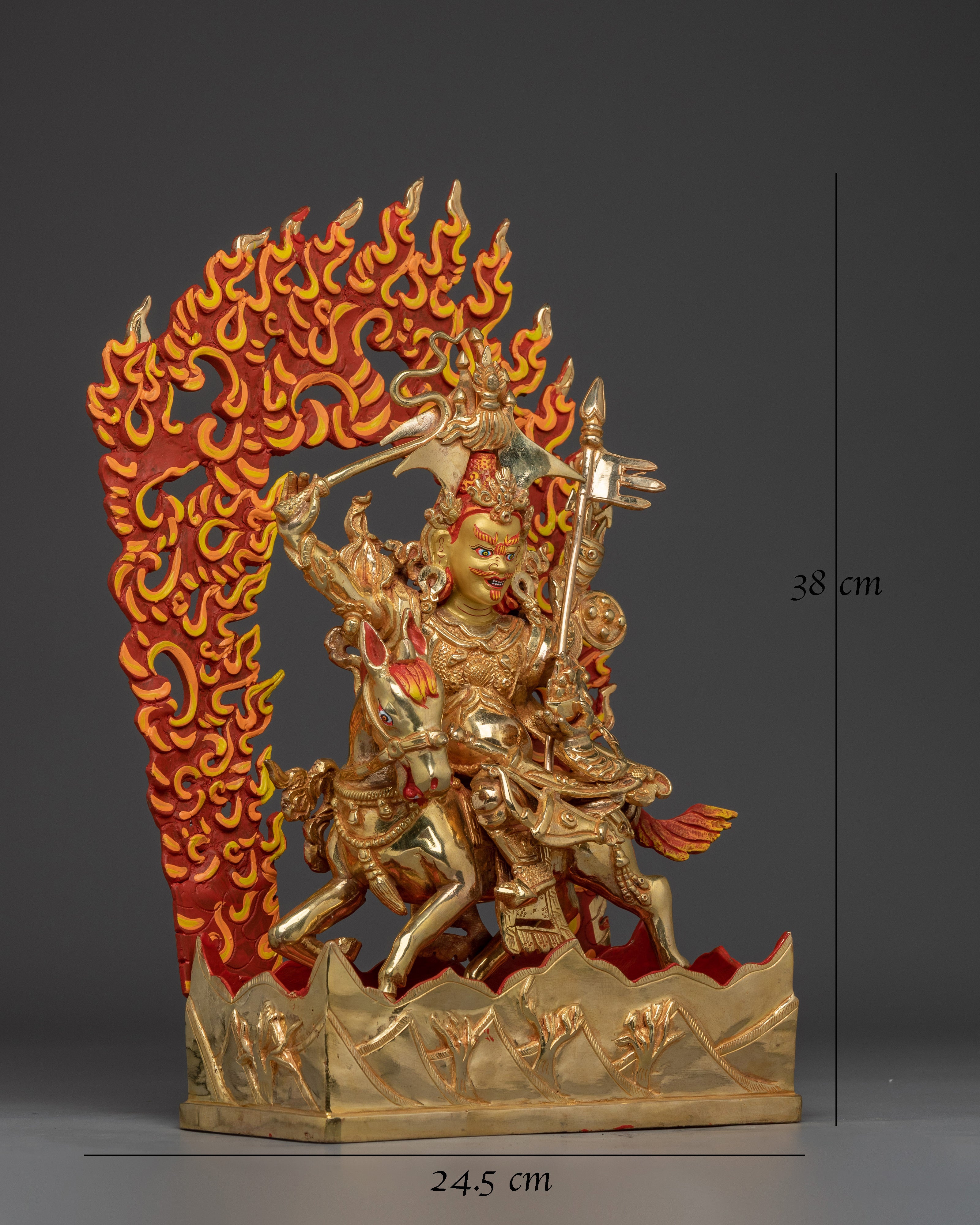 King Gesar Statue for Spiritual Strength