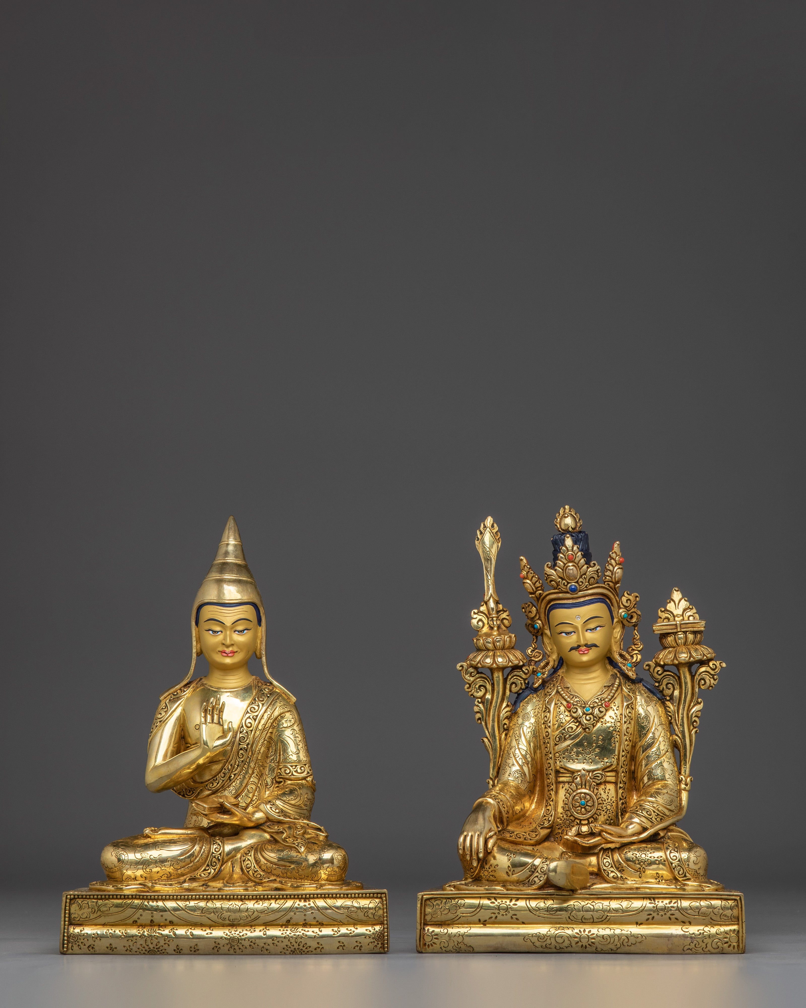 Guru Set Statue | The Founding Pillars of Tibetan Buddhism