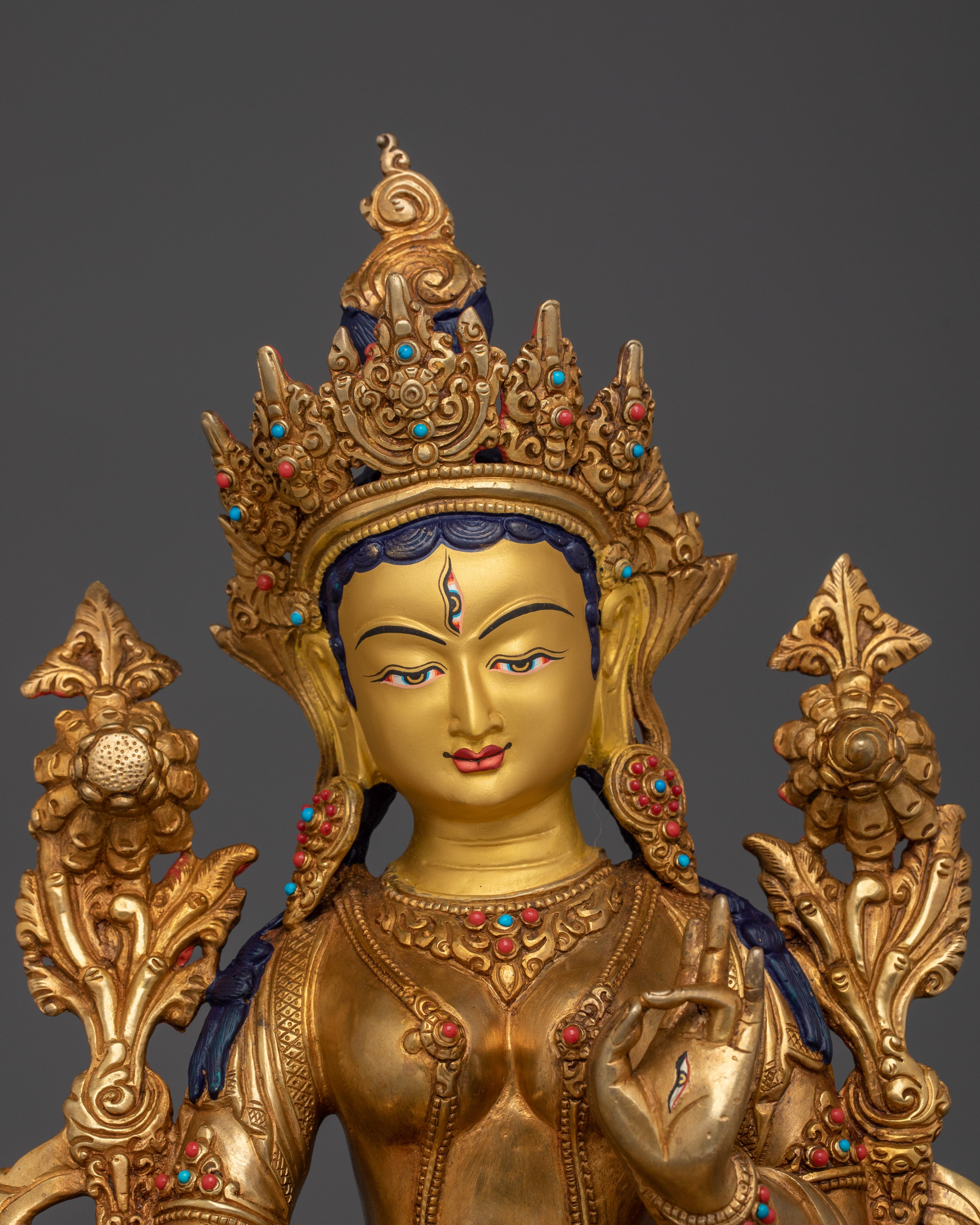 White Tara Sacred Statue | Goddess of Compassion
