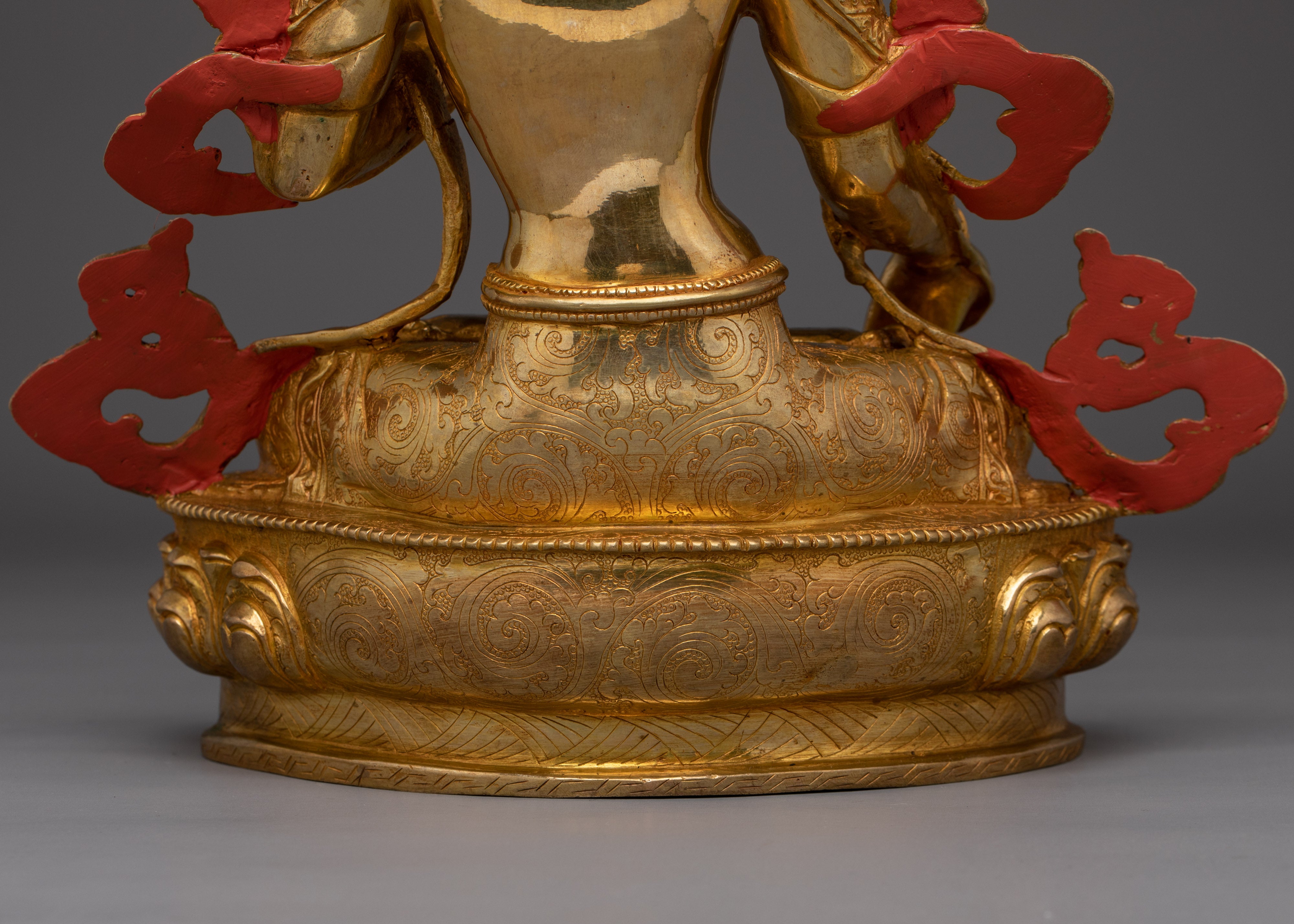 Compassion Deity White Tara Statue with Copper Body | Healing and Compassion Decor