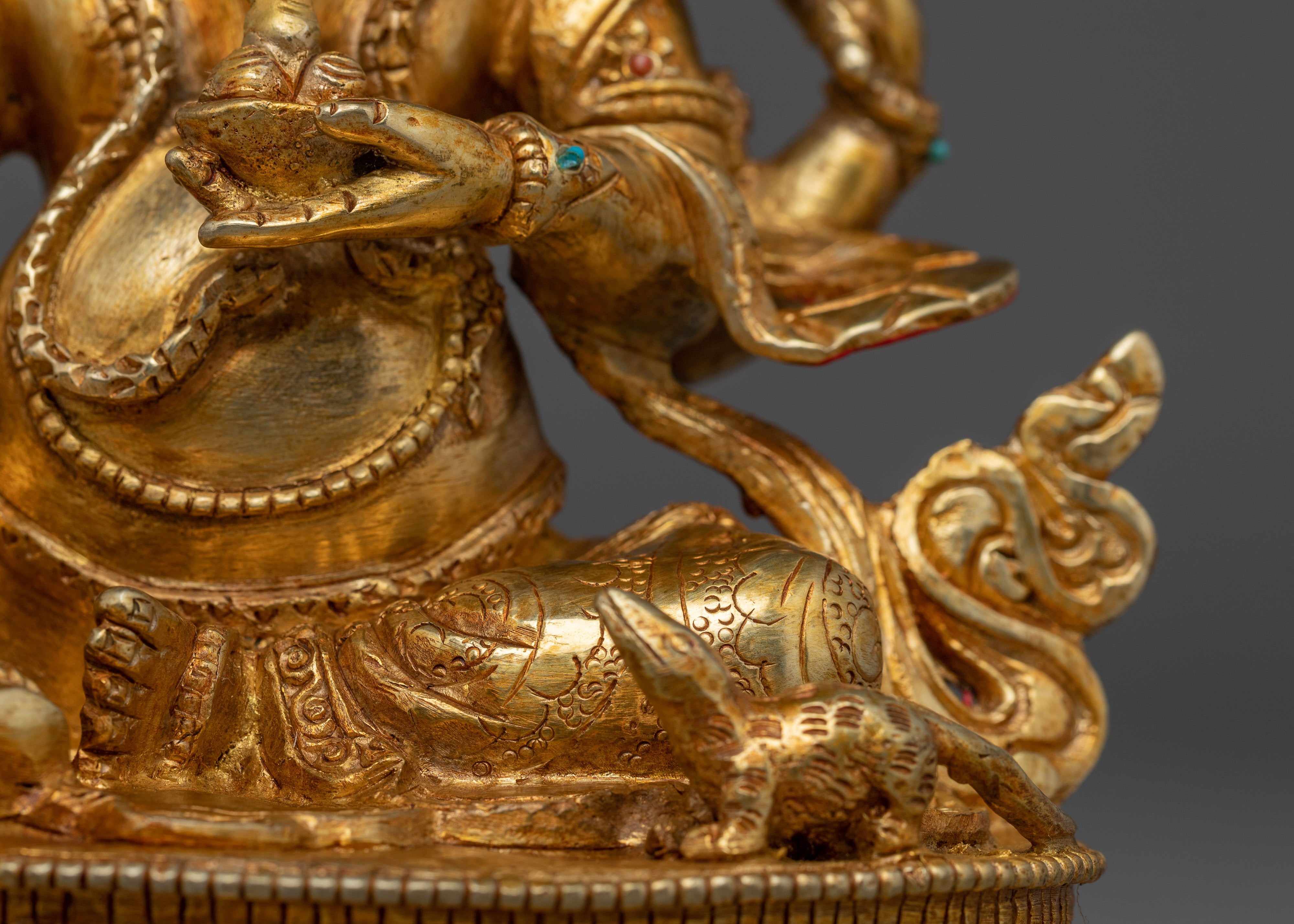 Handcrafted Copper Ganesh Statue | Ideal for Your Altar or Shrine Decor