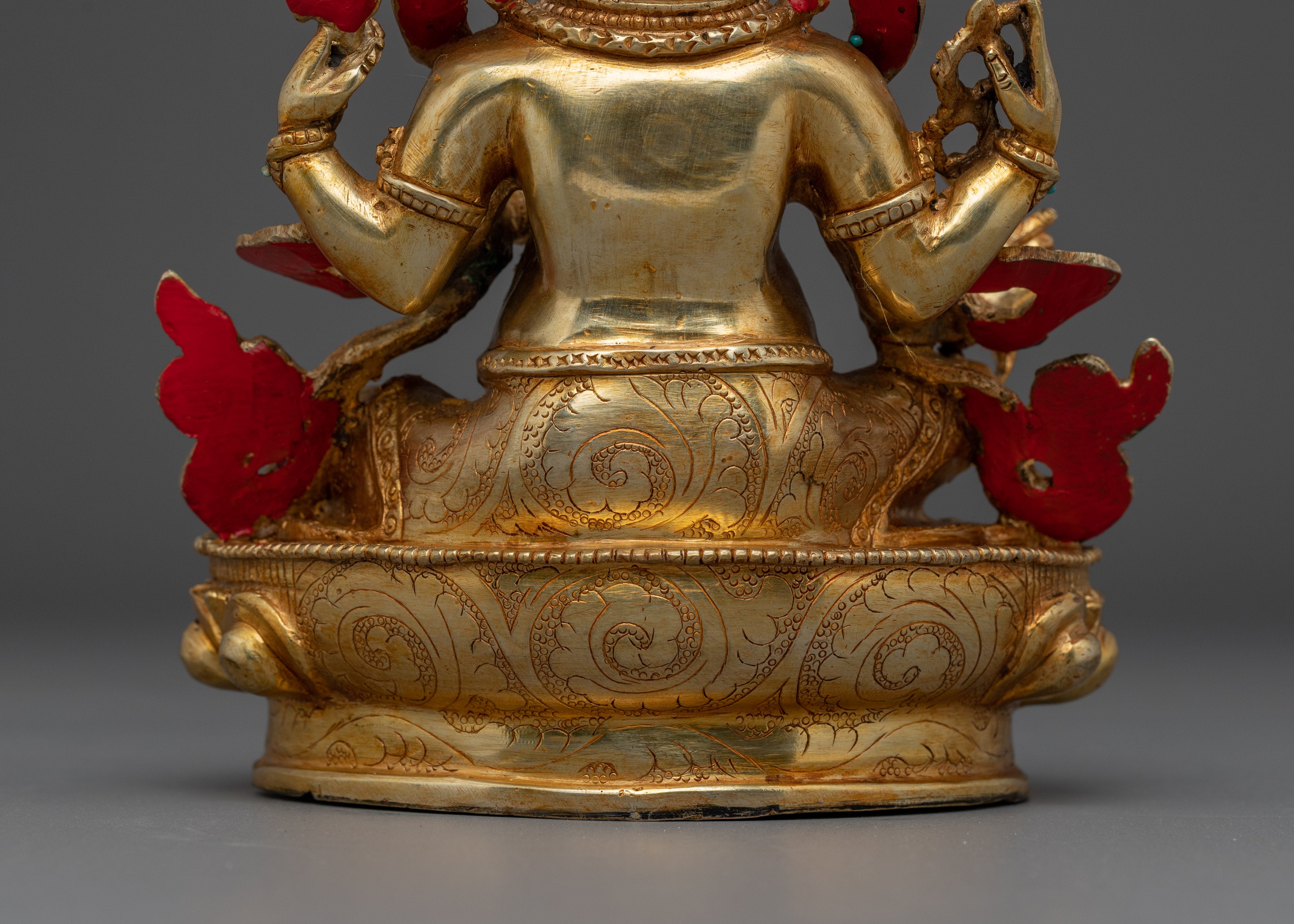 Handcrafted Copper Ganesh Statue | Ideal for Your Altar or Shrine Decor