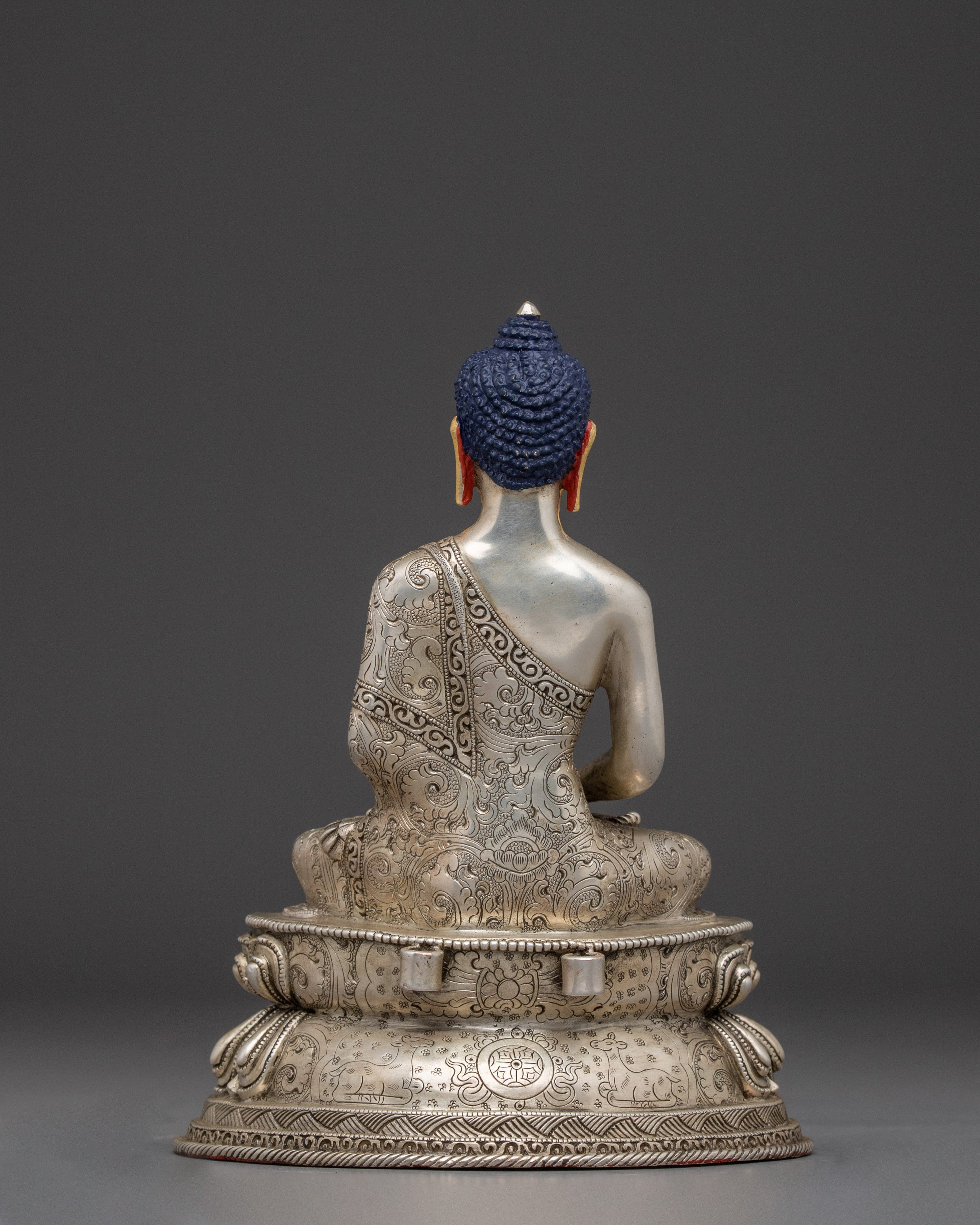 Amitabha Buddha Silver Statue | The Ruler of Pure Land