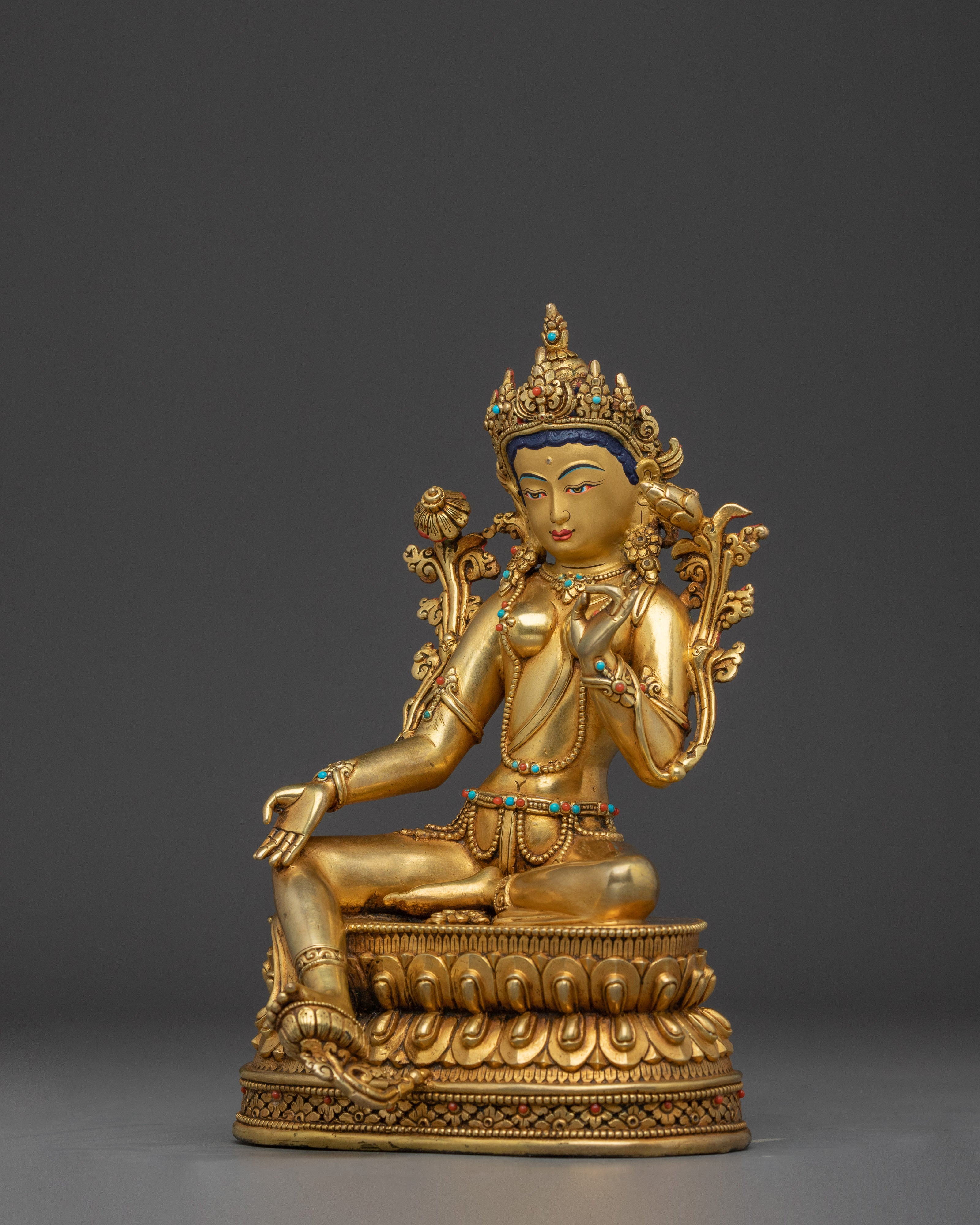 Swift Protection Deity Green Tara Artwork | Enlightened Feminine Energy