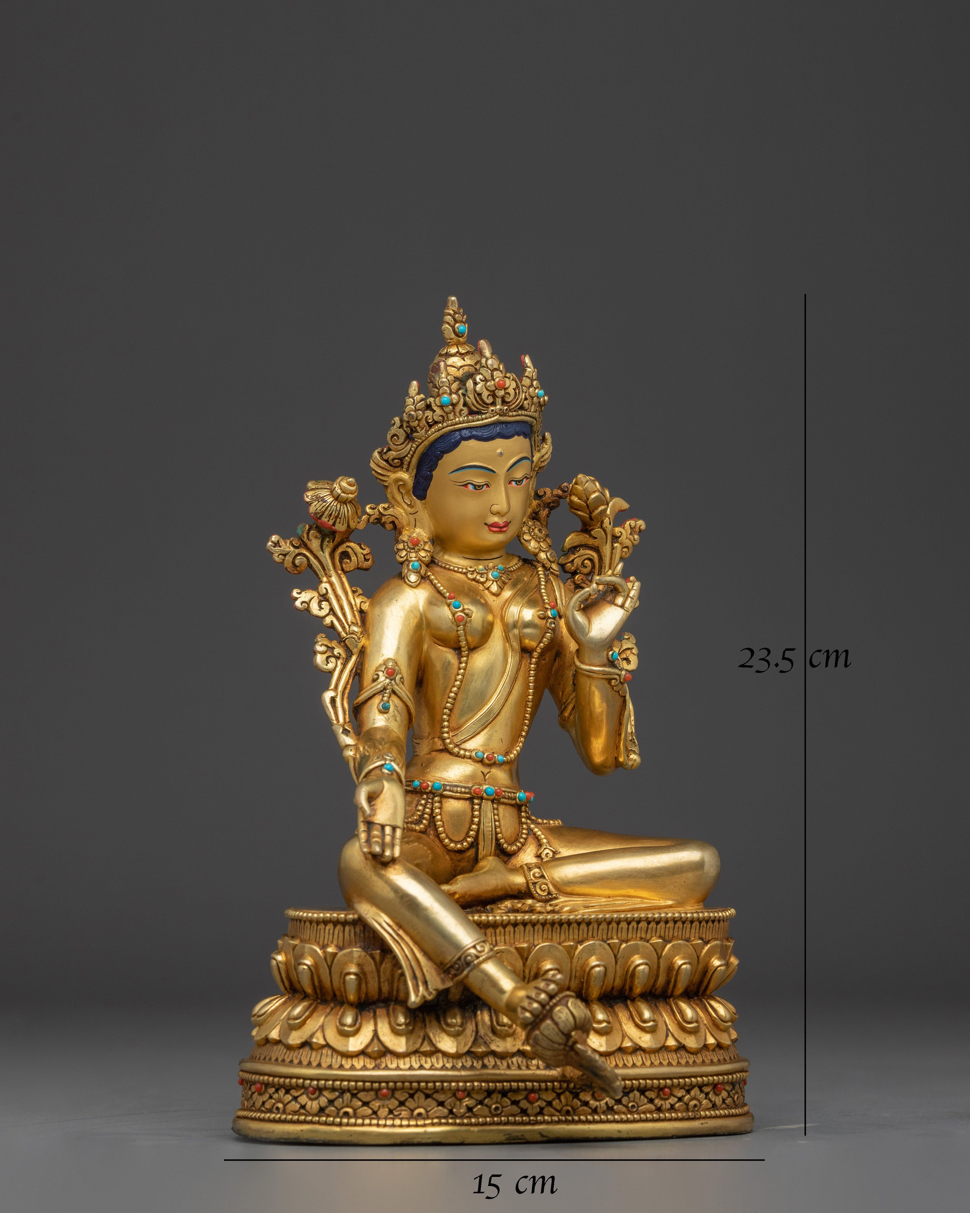 Swift Protection Deity Green Tara Artwork | Enlightened Feminine Energy