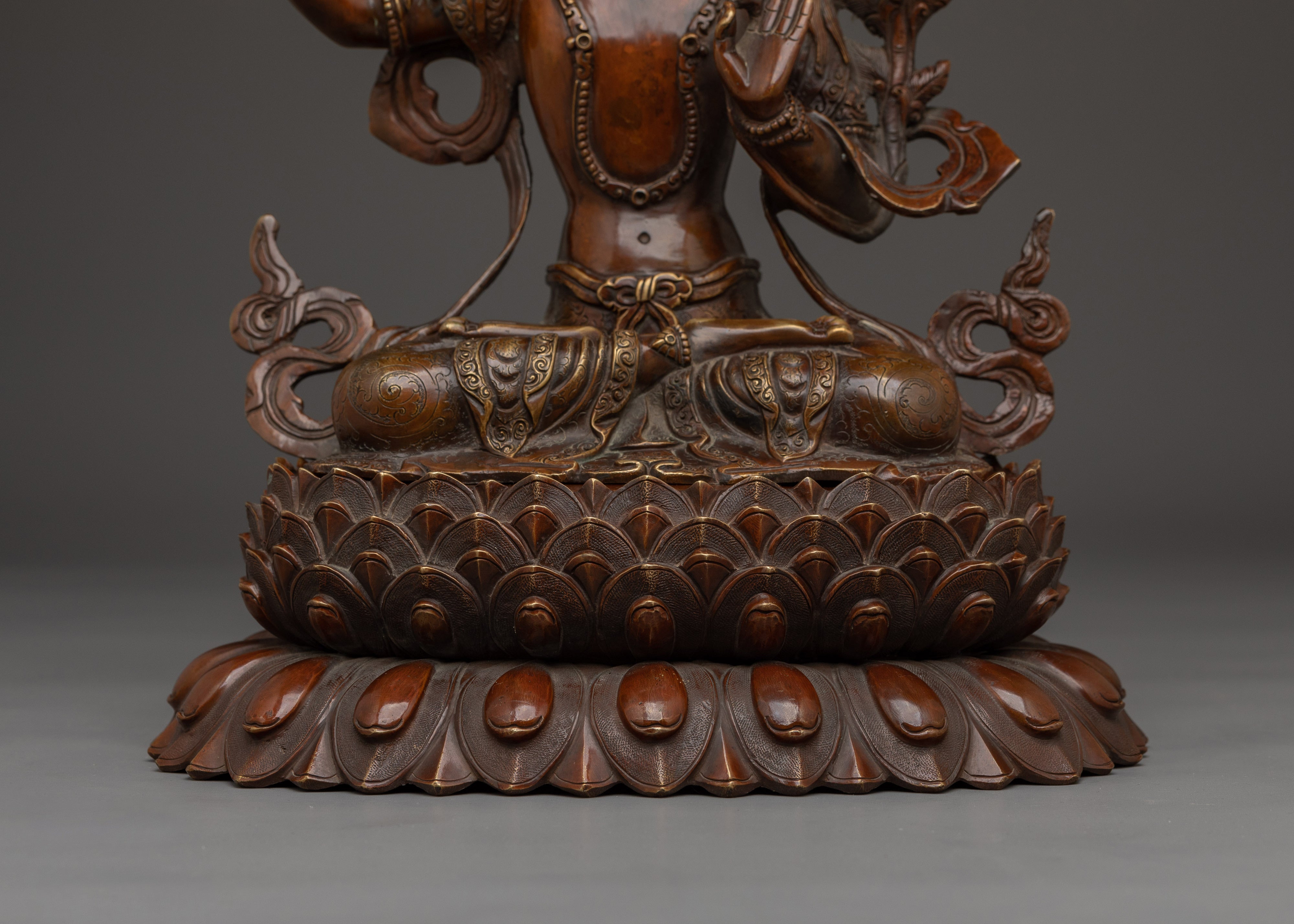 Handcrafted Supreme Wisdom Manjushri Art | Wisdom Bodhisattva Statue