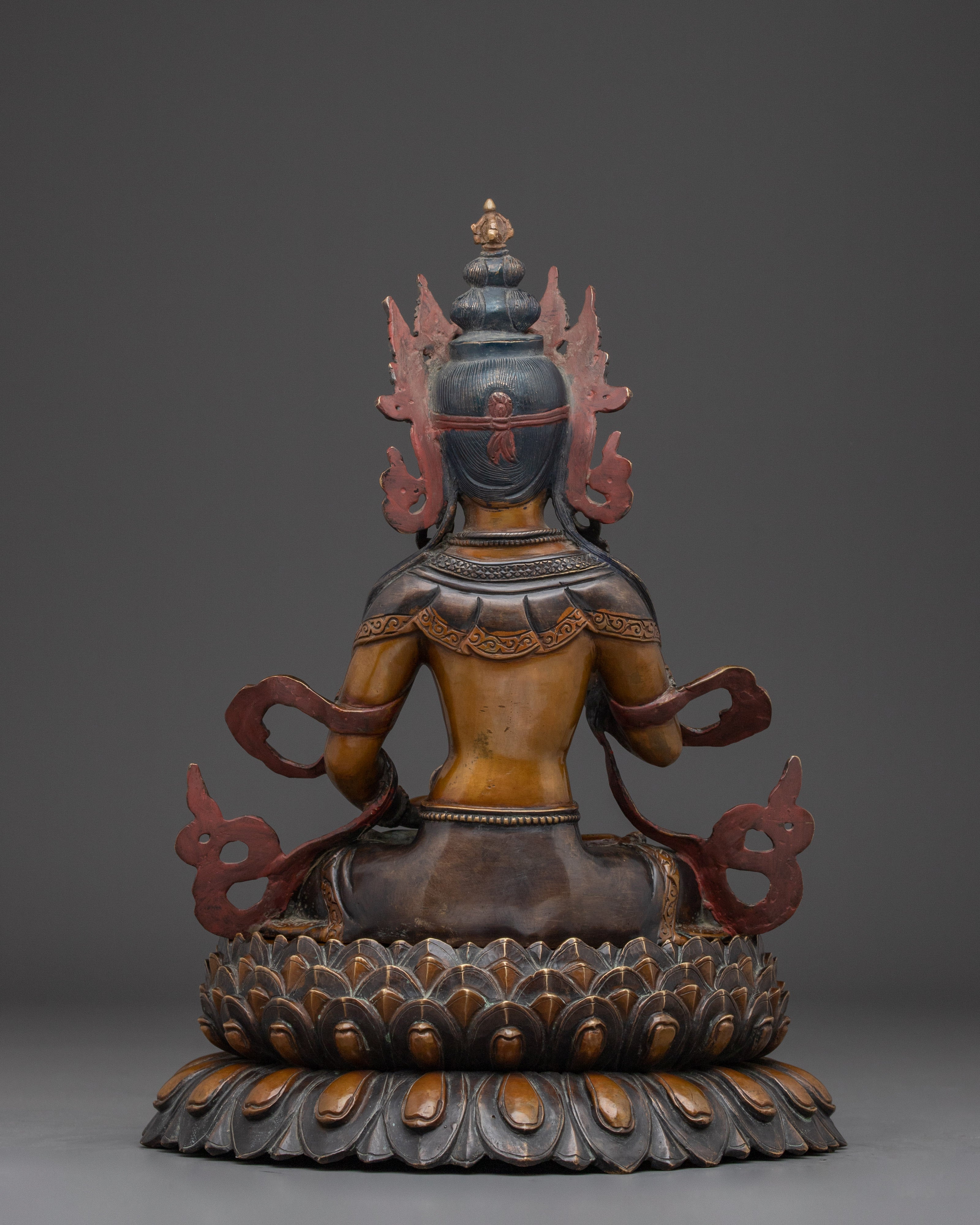 Handcrafted Oxidized copper Vajrasattva Art | Meditation & Inner Cleansing Practice
