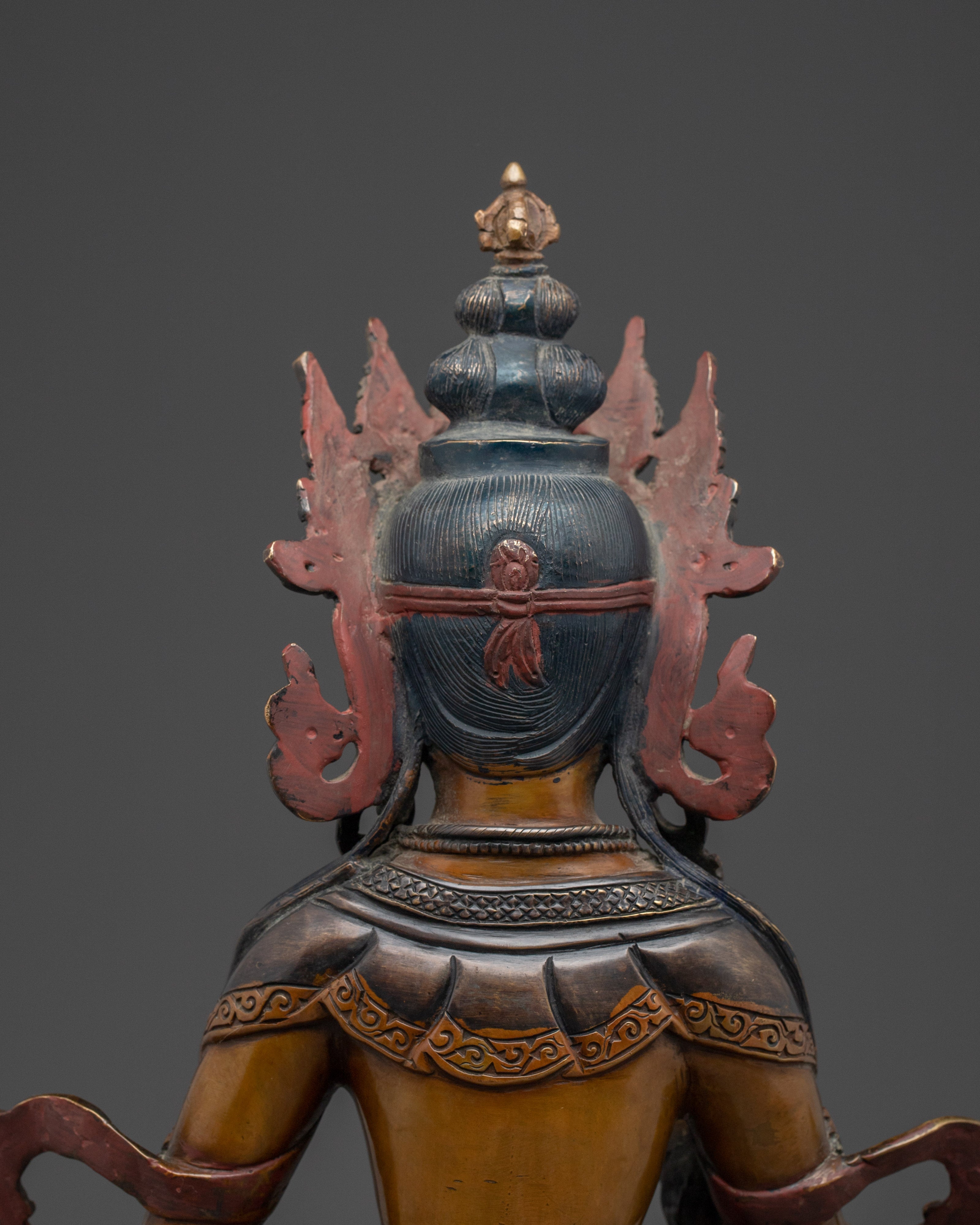 Handcrafted Oxidized copper Vajrasattva Art | Meditation & Inner Cleansing Practice