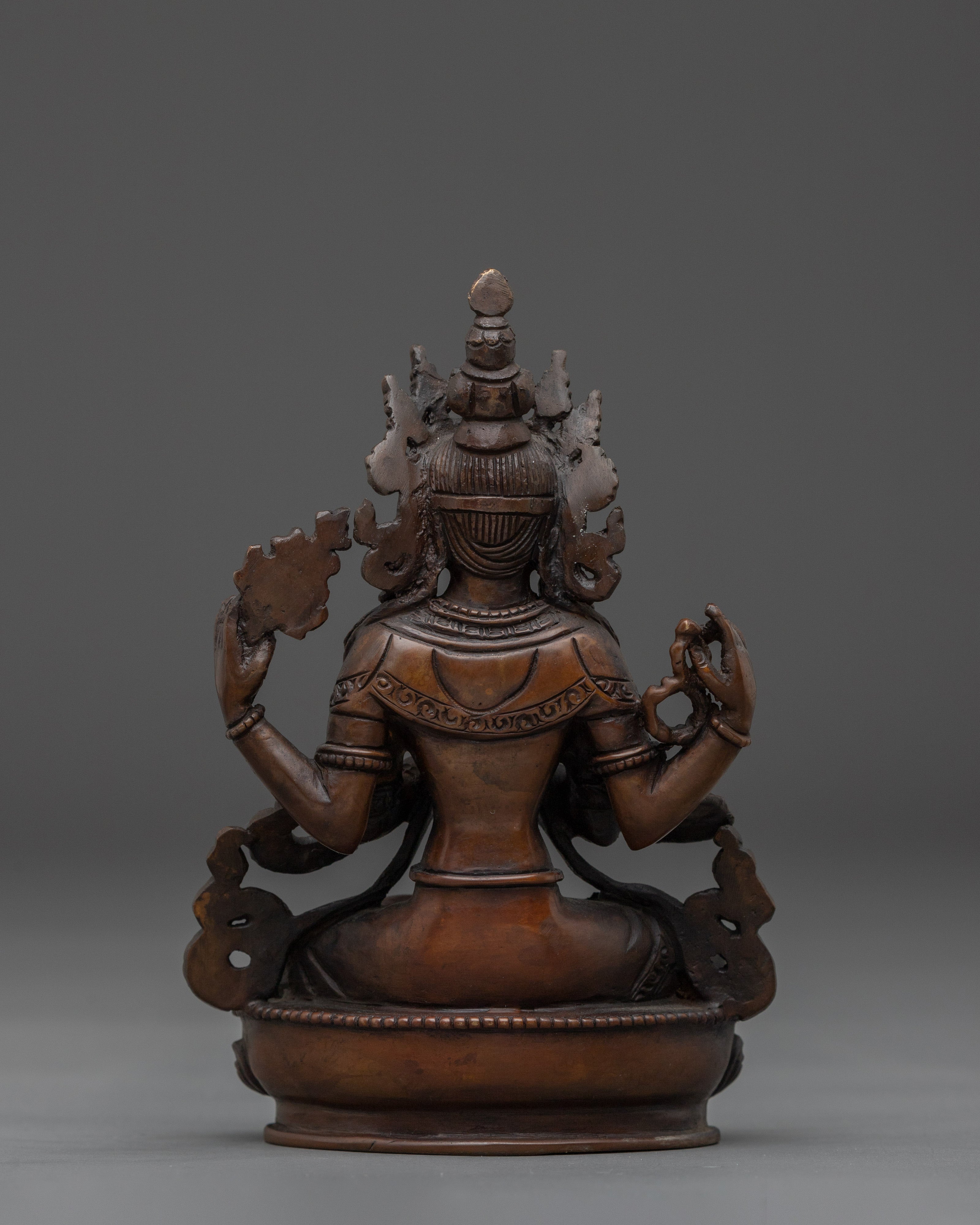 Compassion Bodhisattva Chenrezig Statue | AValokiteshvara Handmade Artwork