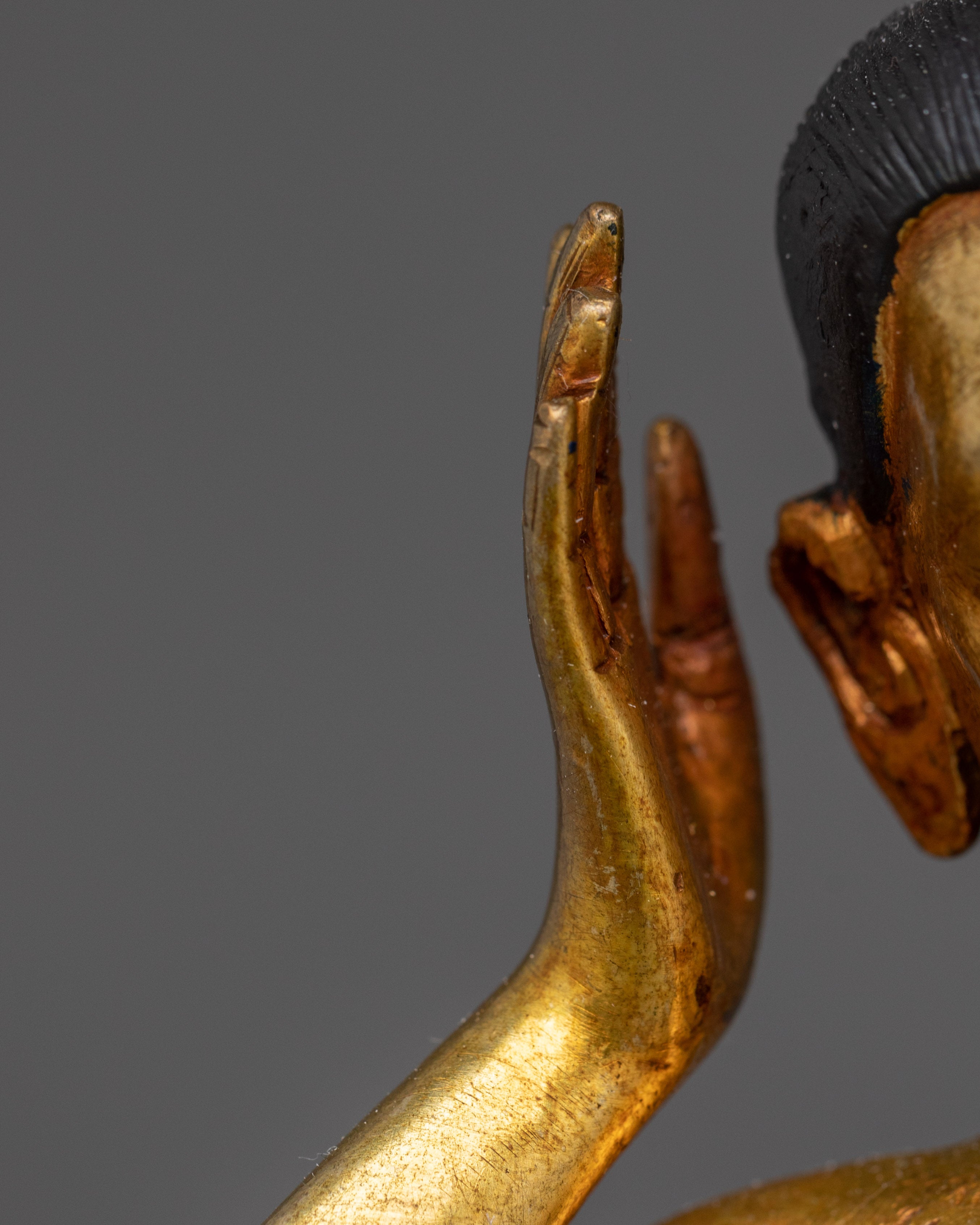 Tibetan Yogi Milarepa Statue | Singing Sage of the Himalayas