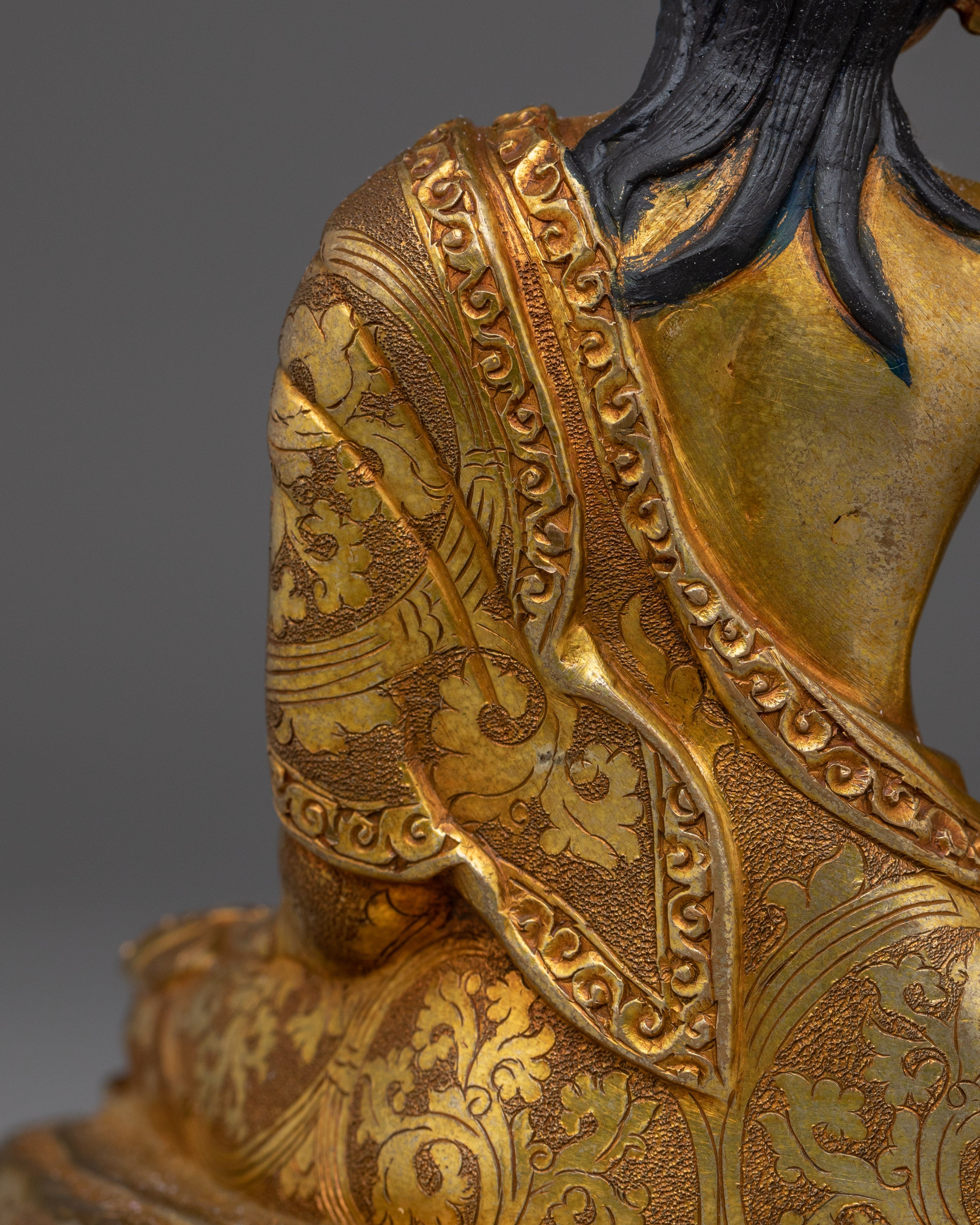 Tibetan Yogi Milarepa Statue | Singing Sage of the Himalayas