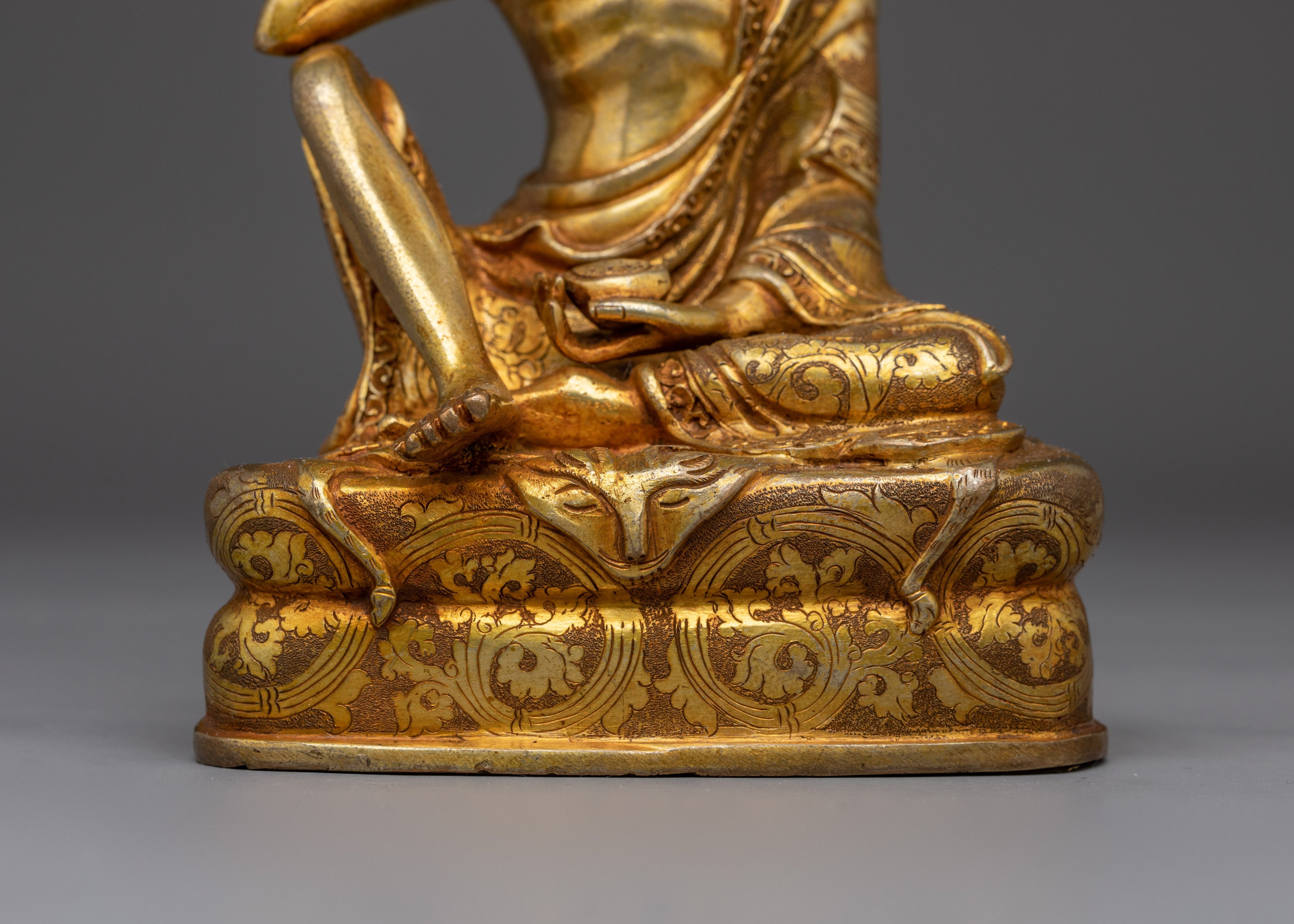 Tibetan Yogi Milarepa Statue | Singing Sage of the Himalayas