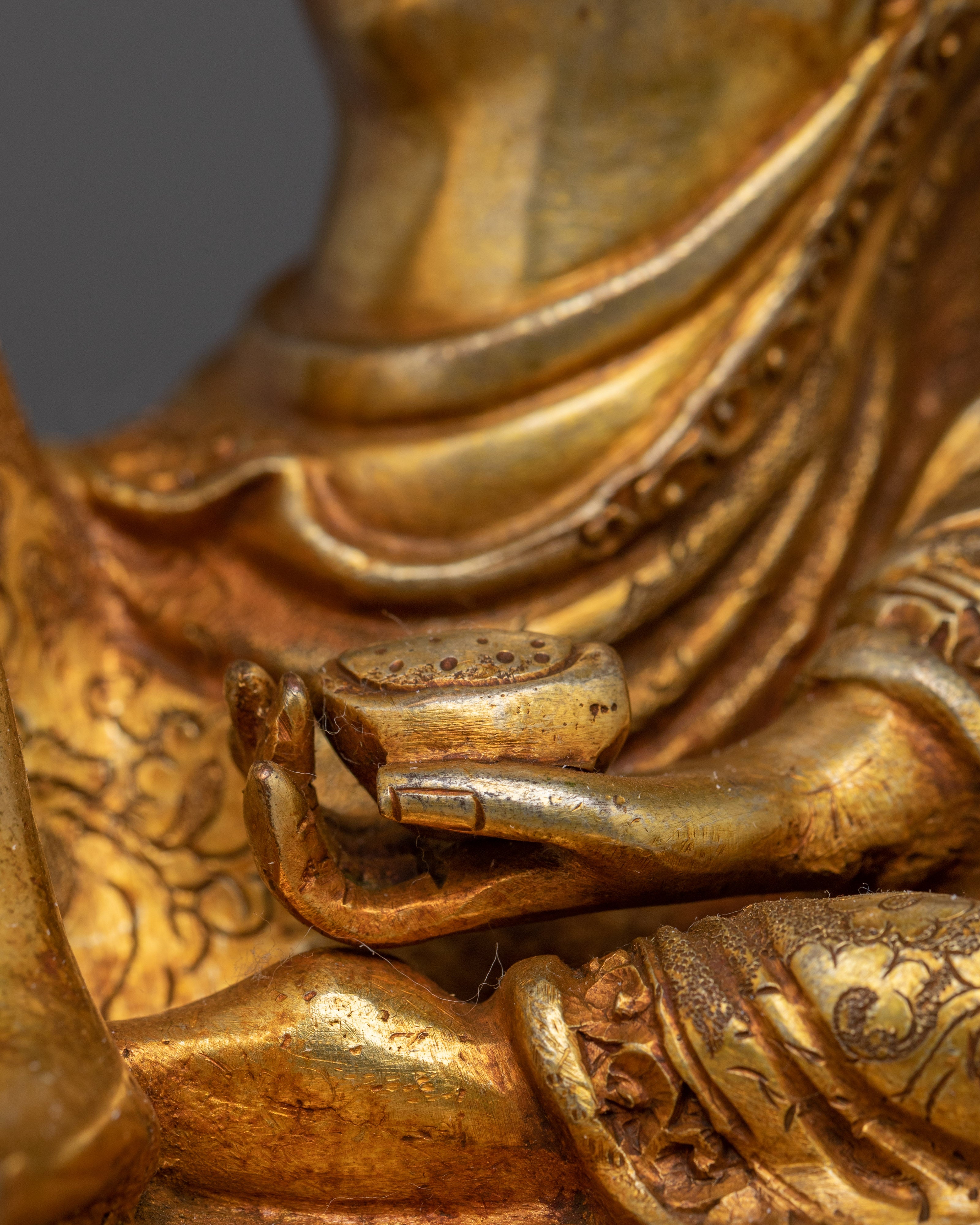 Tibetan Yogi Milarepa Statue | Singing Sage of the Himalayas