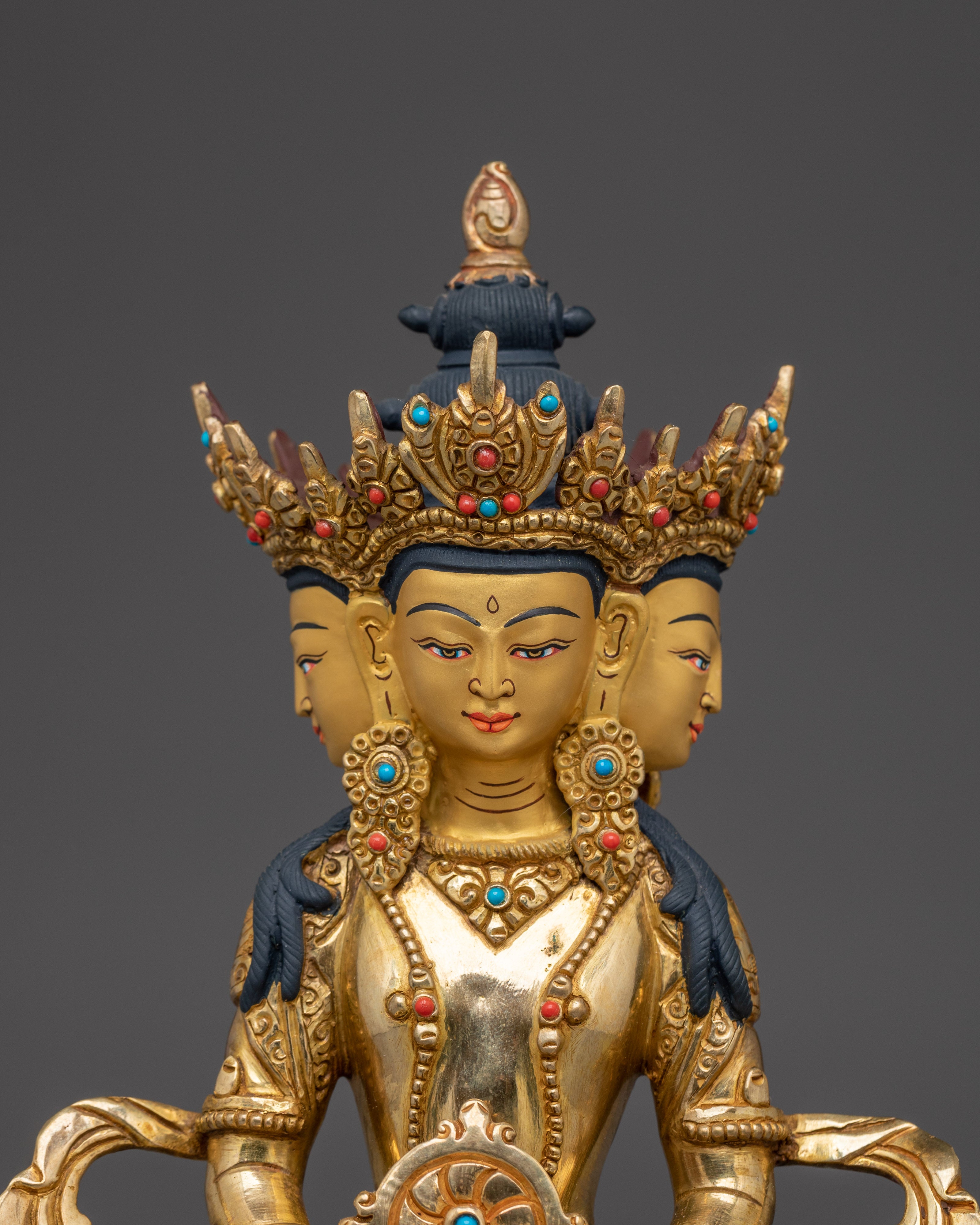 Sacred Vairocana Statue | Five Dhyani Buddhas Central Figure