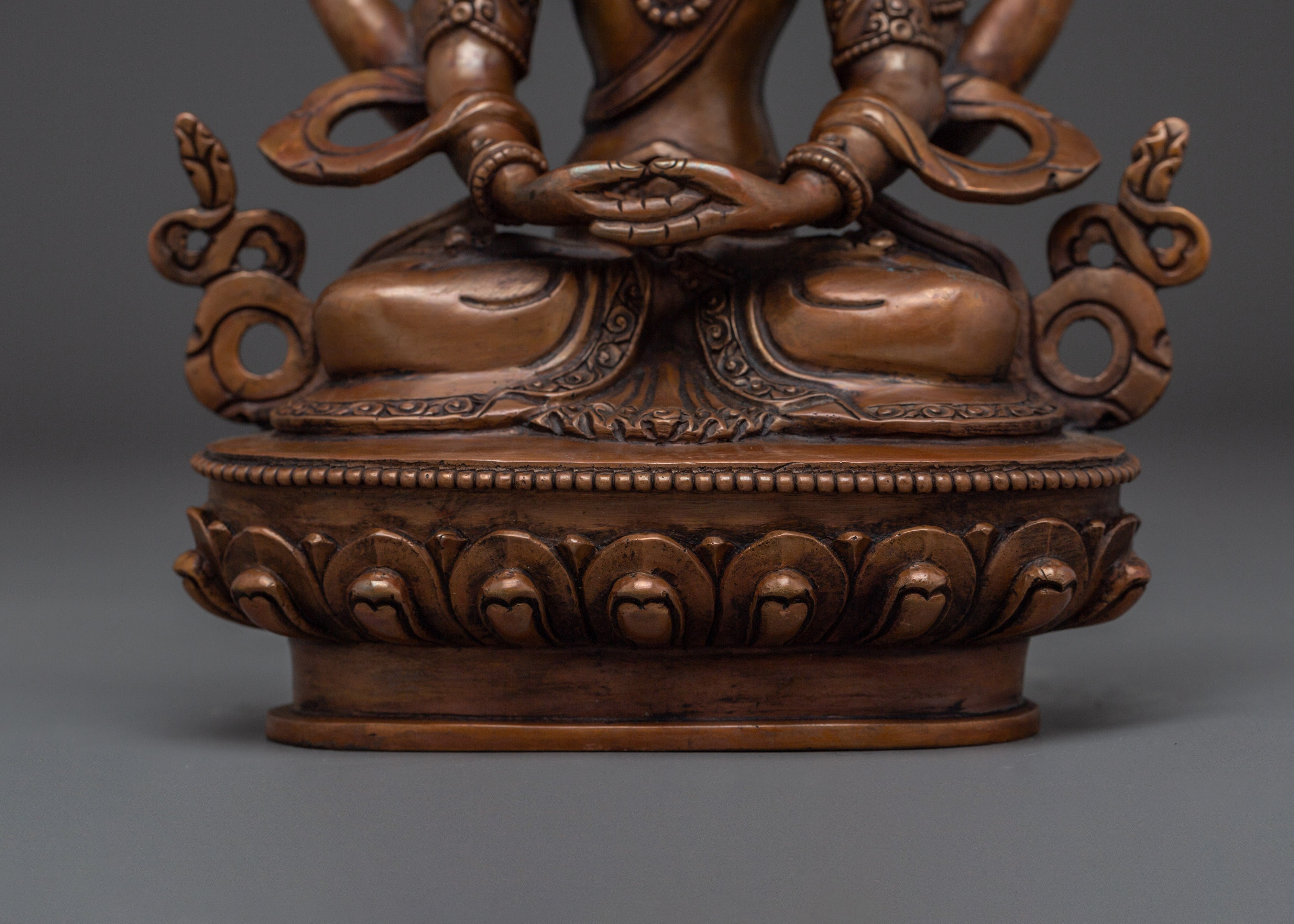 Oxidized Copper Body Prajna paramita Wisdom Statue | Spiritual Wisdom and Enlightenment