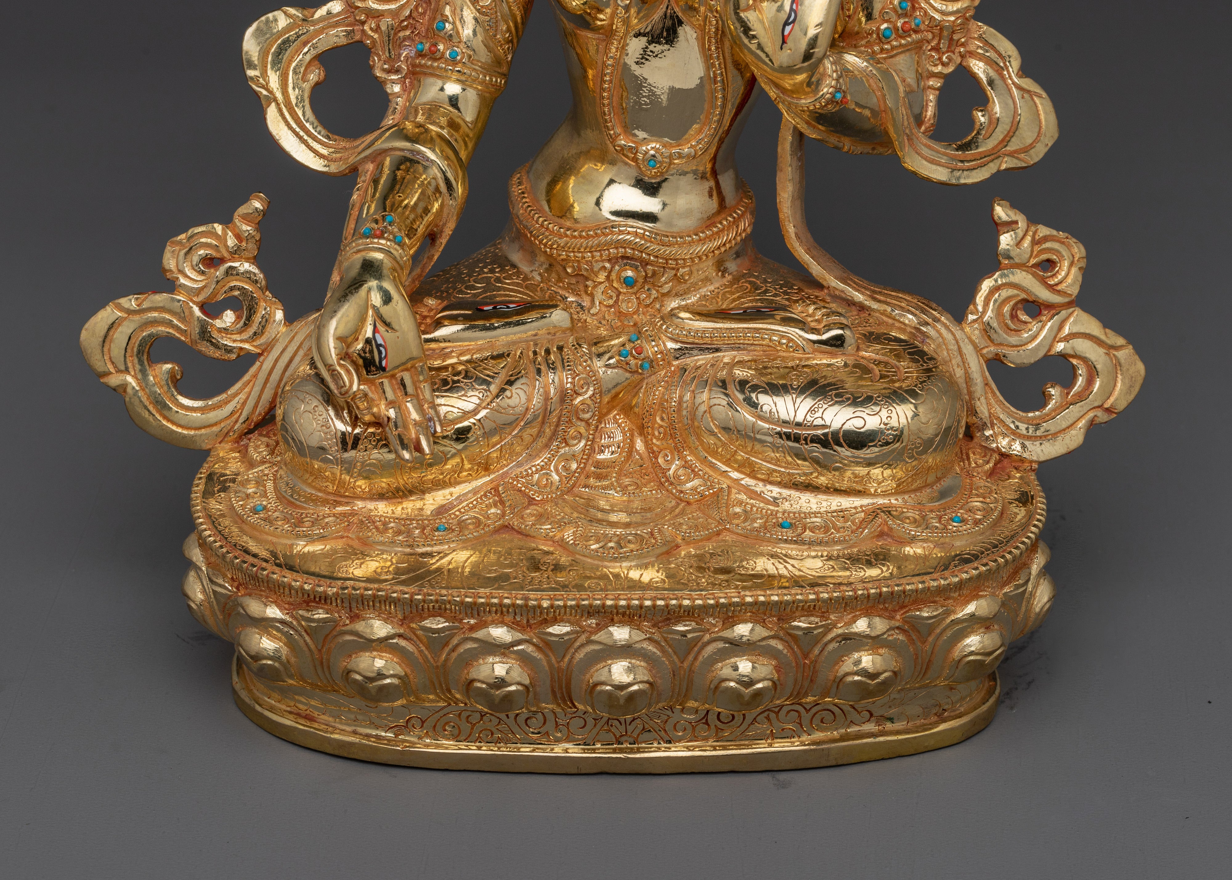 Peaceful Compassion Deity of White Tara | The Bodhisattva of Long Life