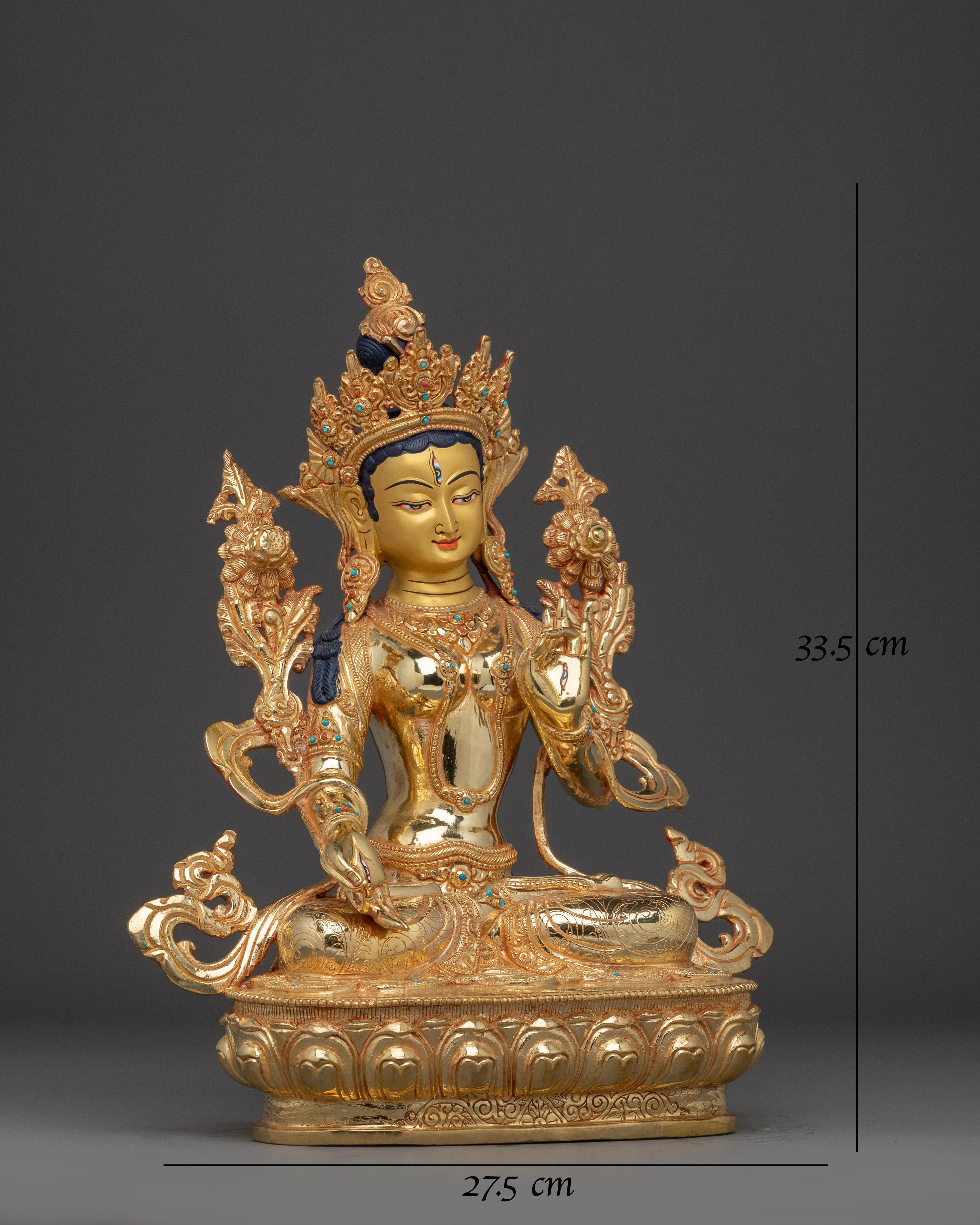 Peaceful Compassion Deity of White Tara
