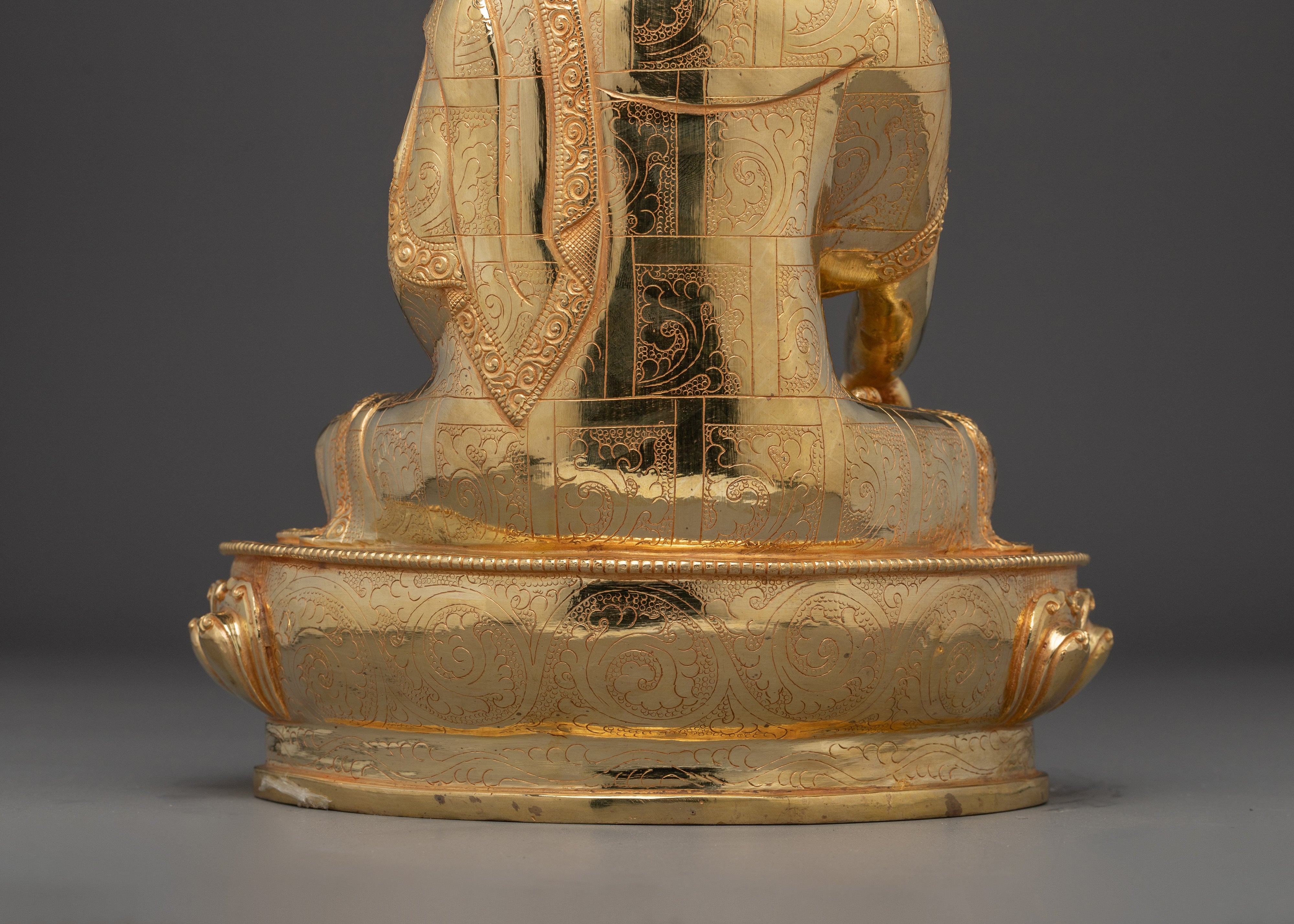 Shakyamuni Buddha Peaceful Copper Artwork | Gautama Buddha Sculpture