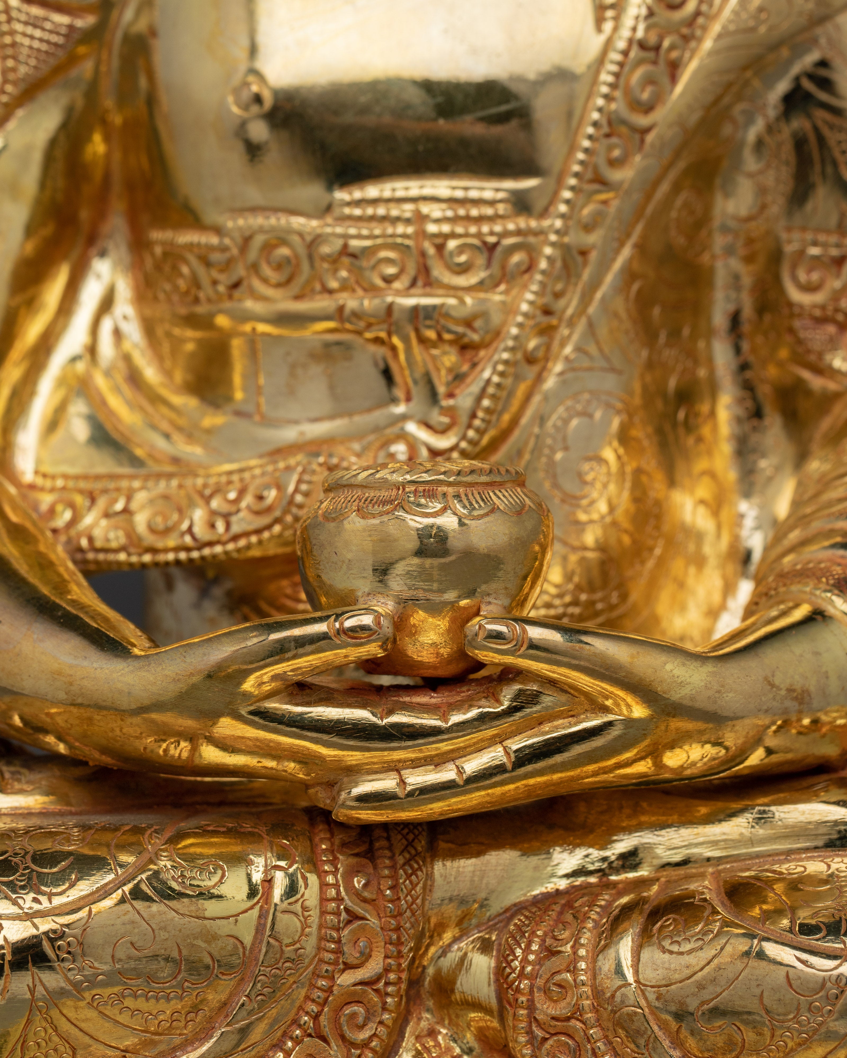 Sukhavati Ruler Amitabha Buddha Figurine | Altar Decor for Meditation