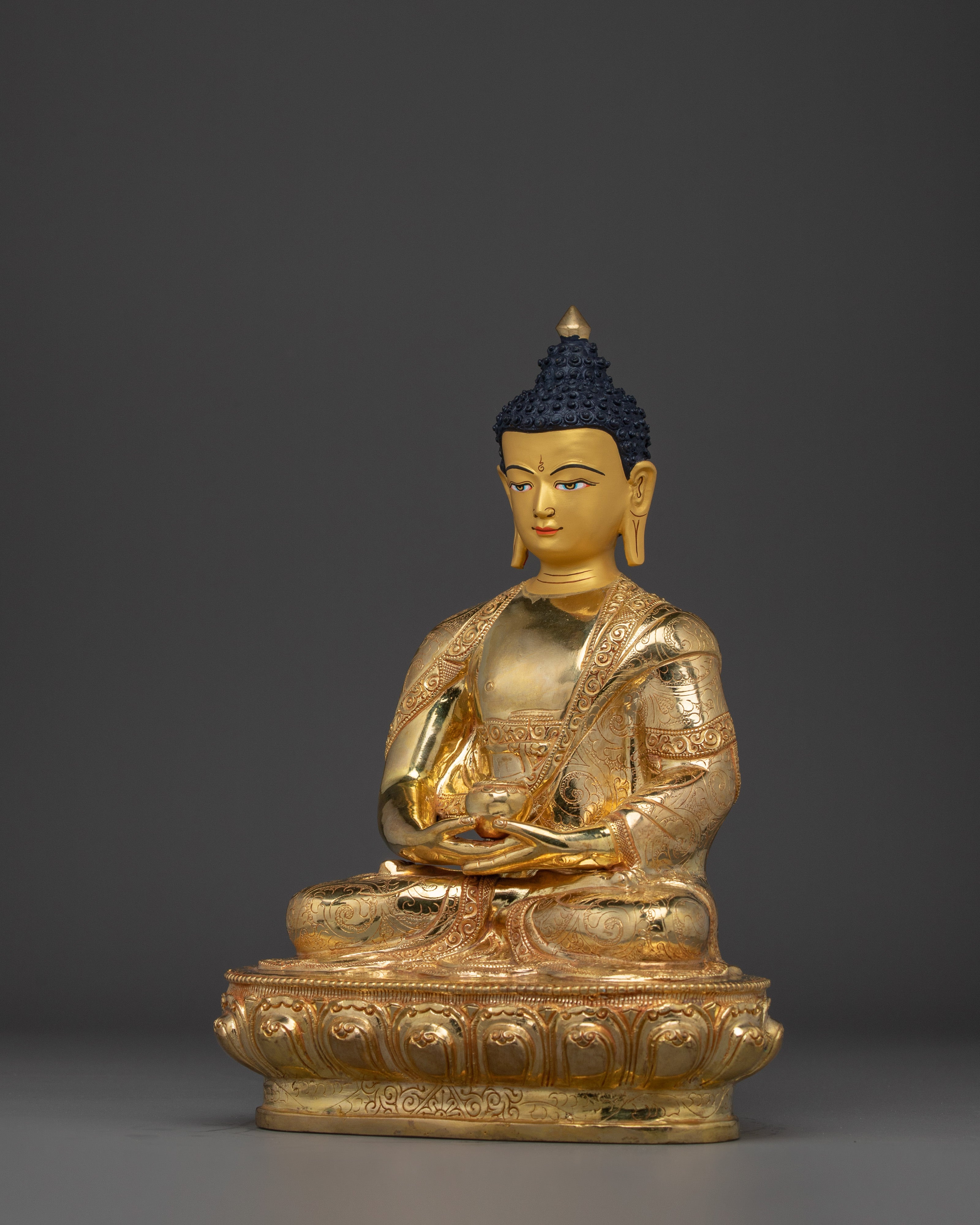 Sukhavati Ruler Amitabha Buddha Figurine | Altar Decor for Meditation