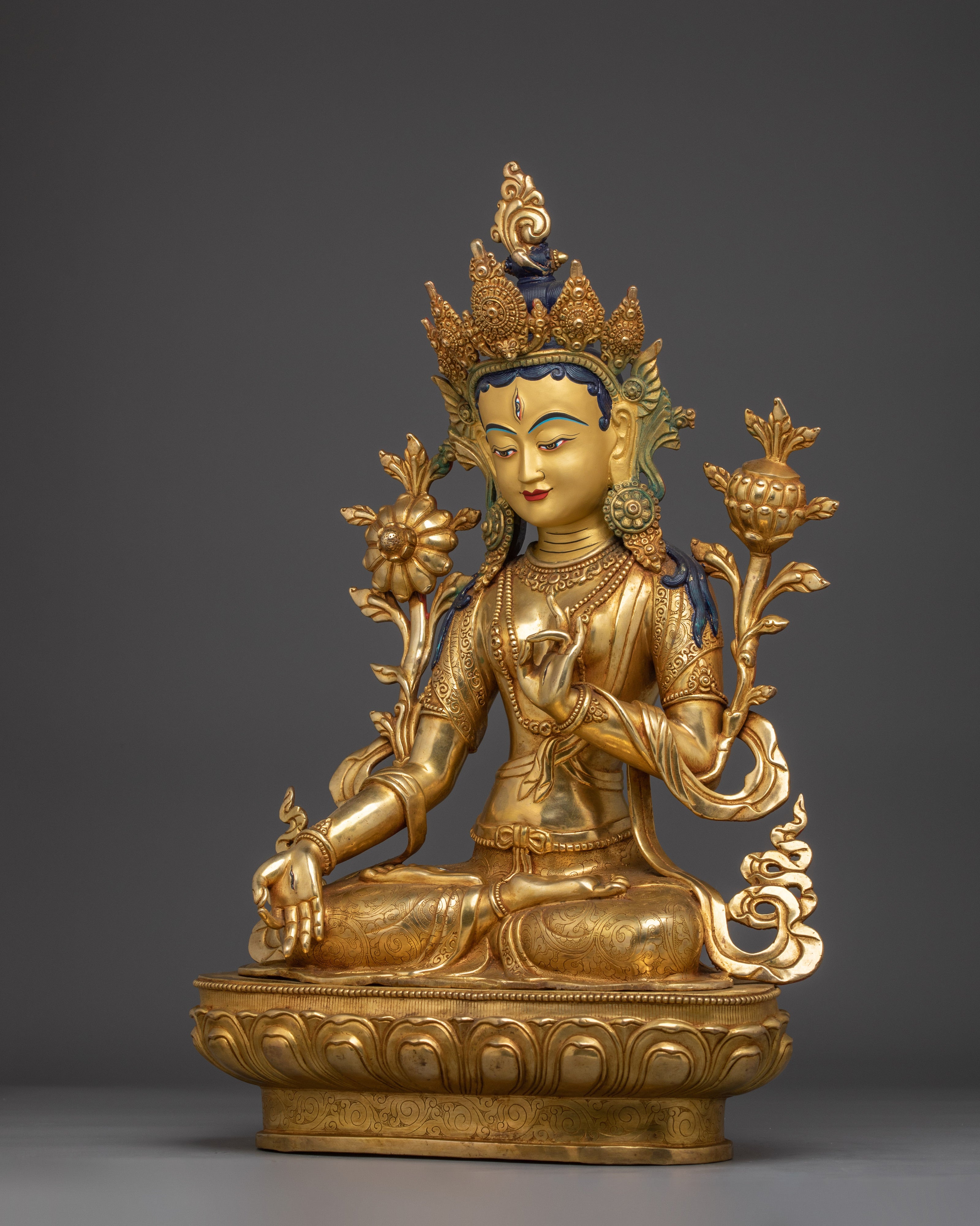 Sacred Feminine Energy of White Tara | Seven Eyed Deity