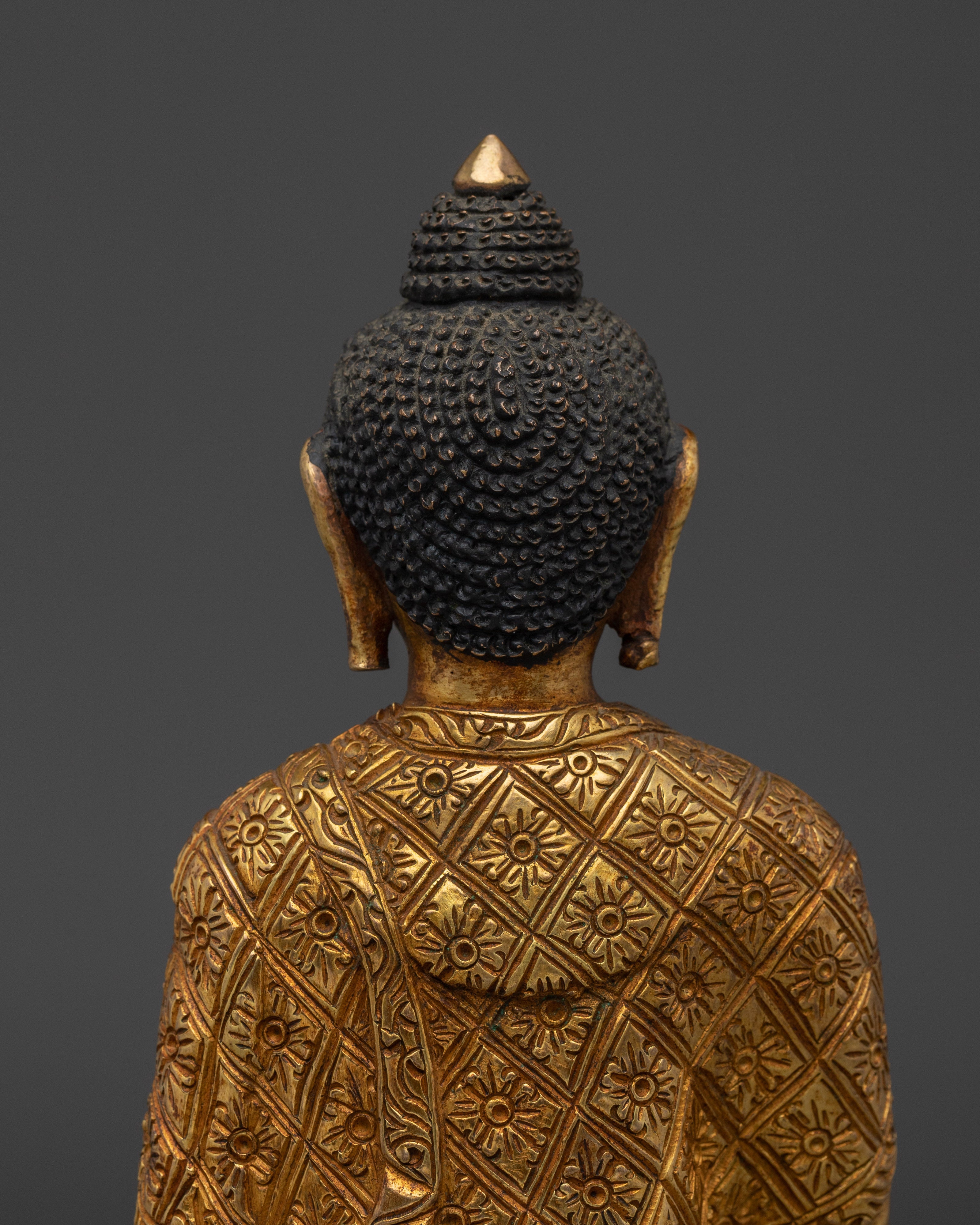 Sacred Amitabha Buddha Sculpture for Dharma | Tibetan Sculpture for Meditation