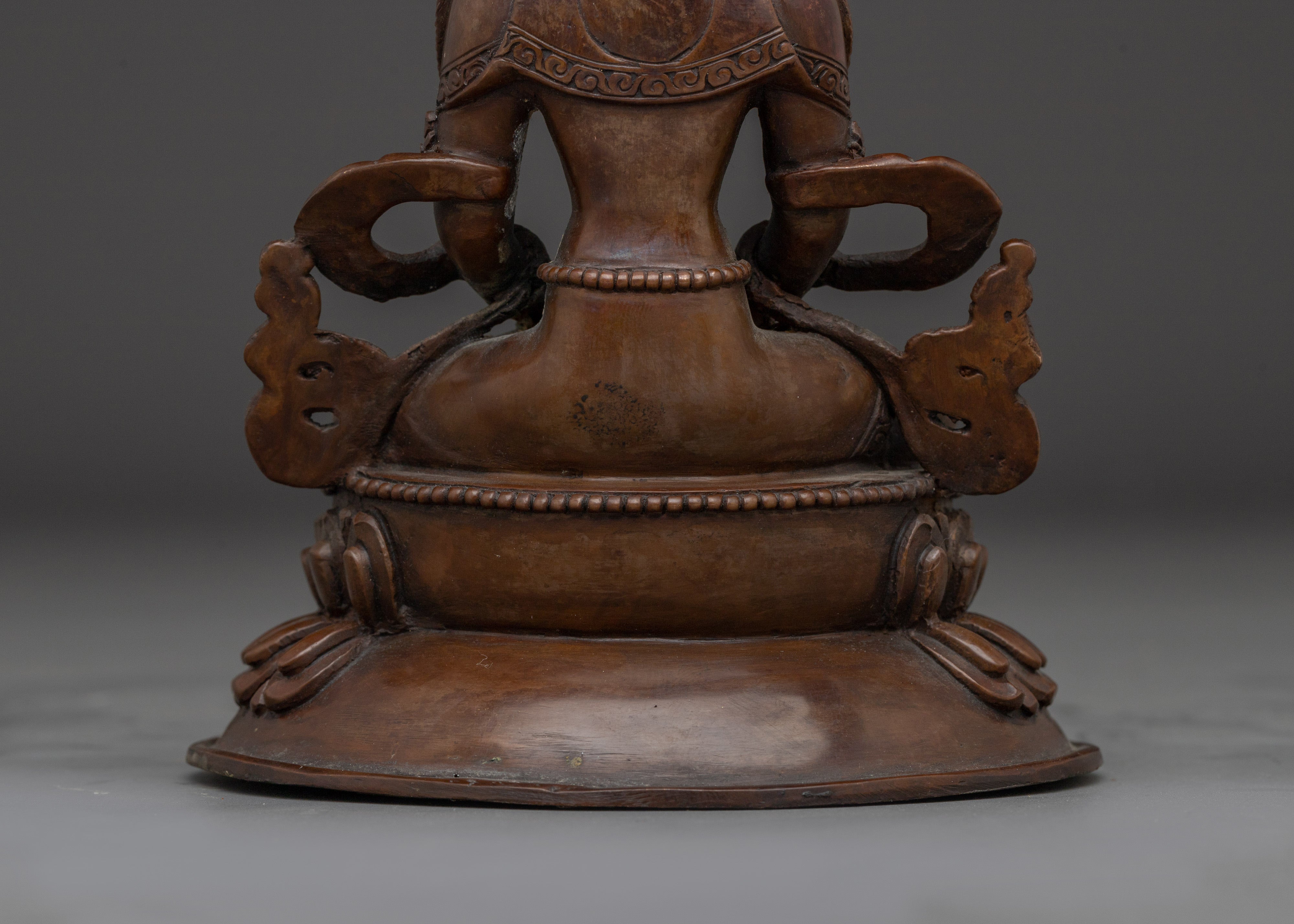 Vajrayana Deity Amitayus Artwork | Symbol of Divine Vitality