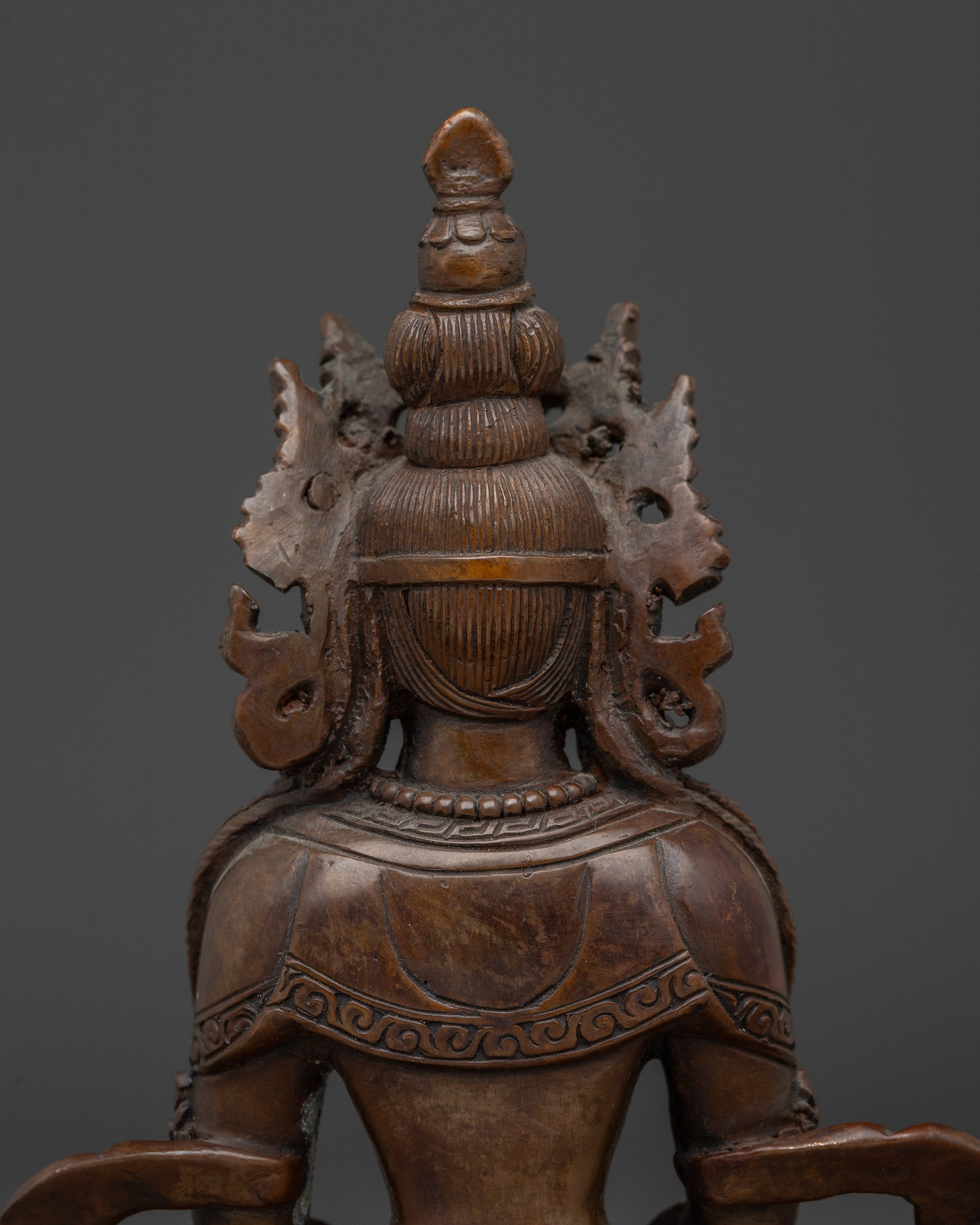 Vajrayana Deity Amitayus Artwork | Symbol of Divine Vitality
