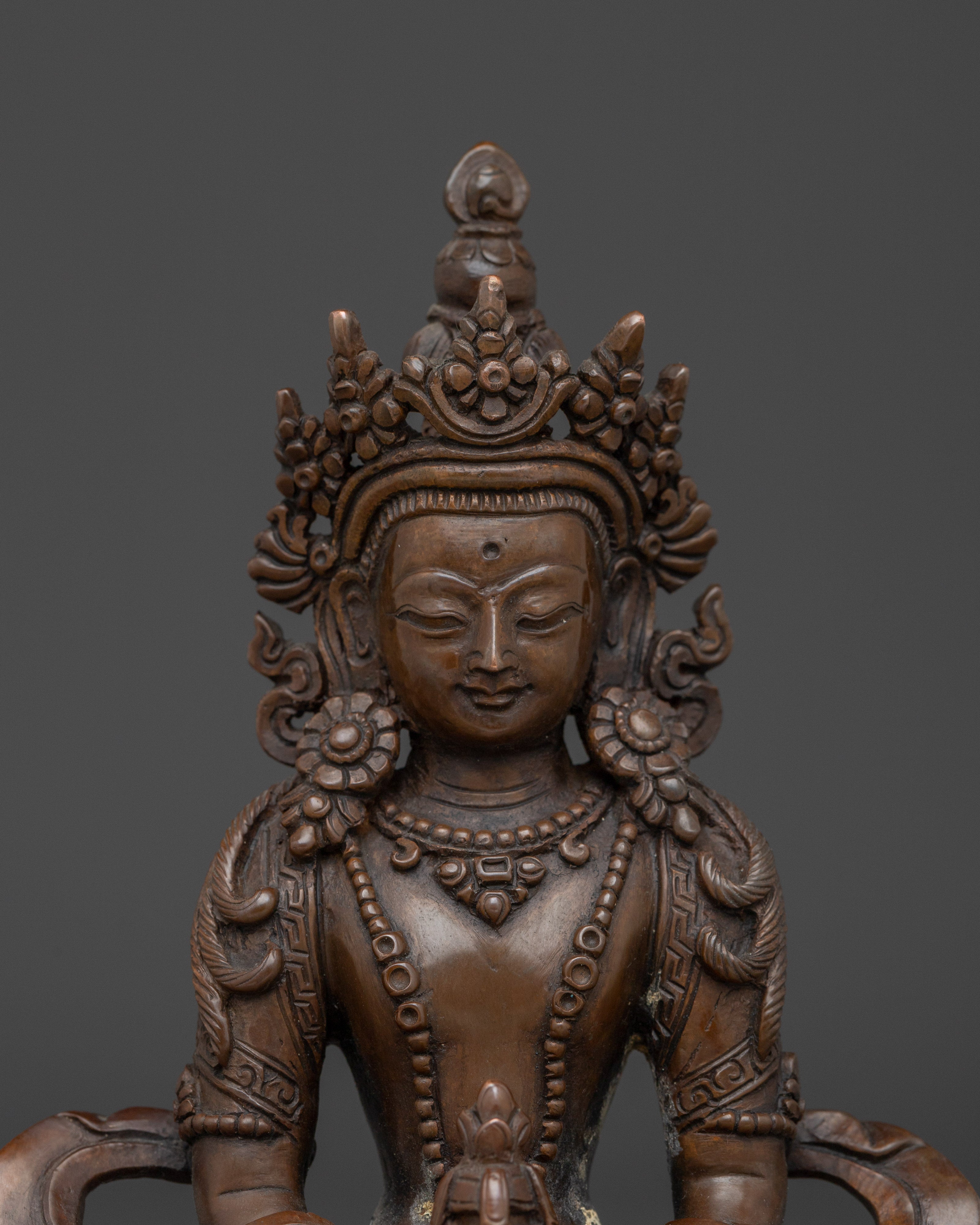 Vajrayana Deity Amitayus Artwork | Symbol of Divine Vitality