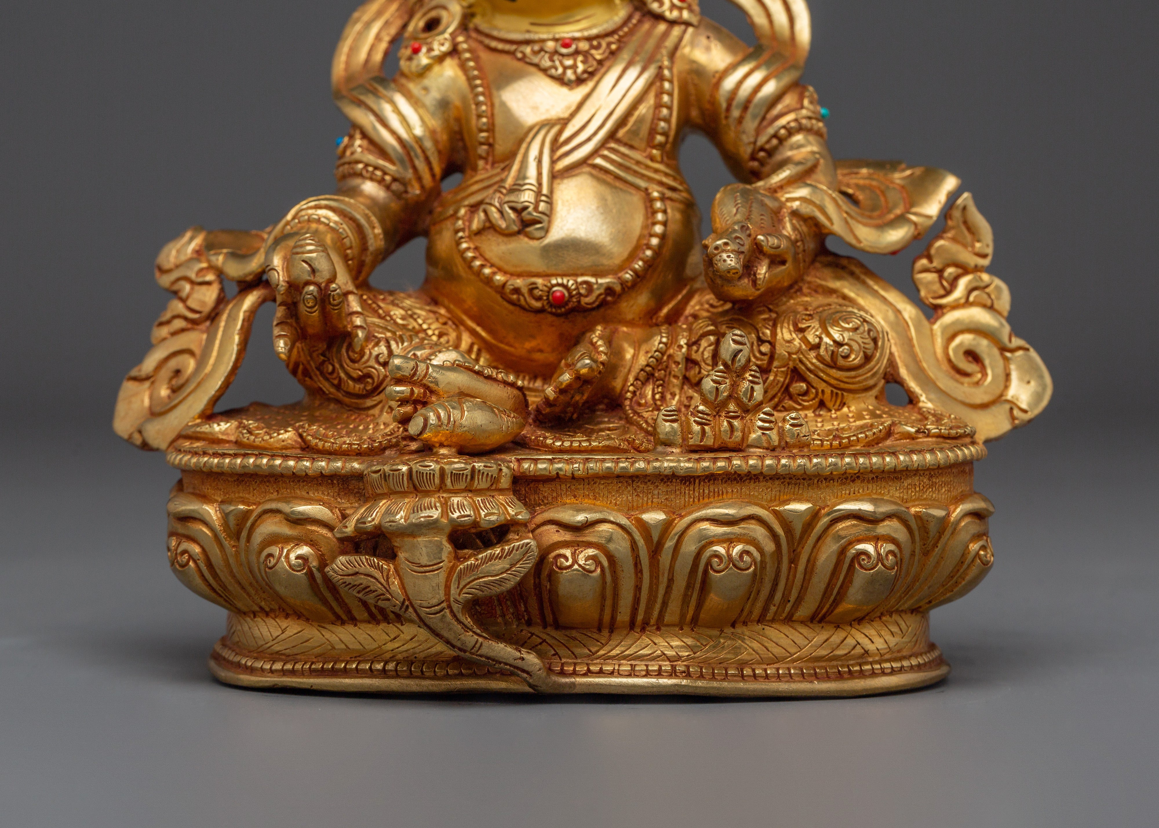 Nepalese-Crafted Dzambhala Statue | Guardian of Wealth